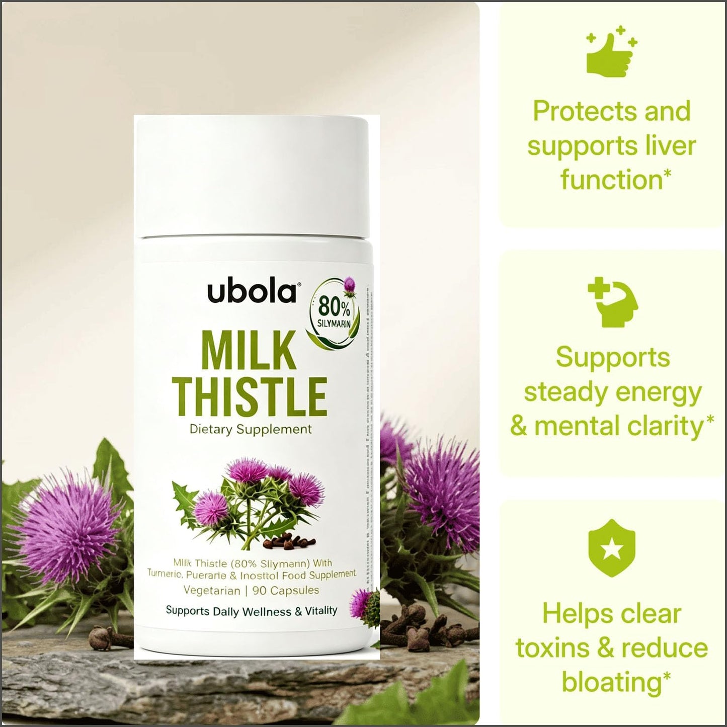 Ella ola kids Ubola Milk Thistle Softgel 90 Count