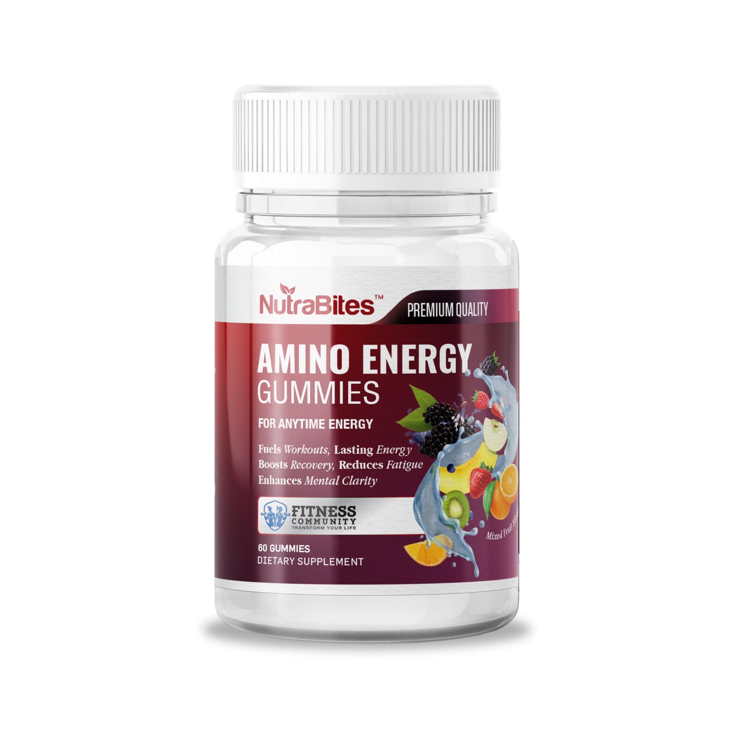 NutraBites Amino Energy Gummies, 60 Count