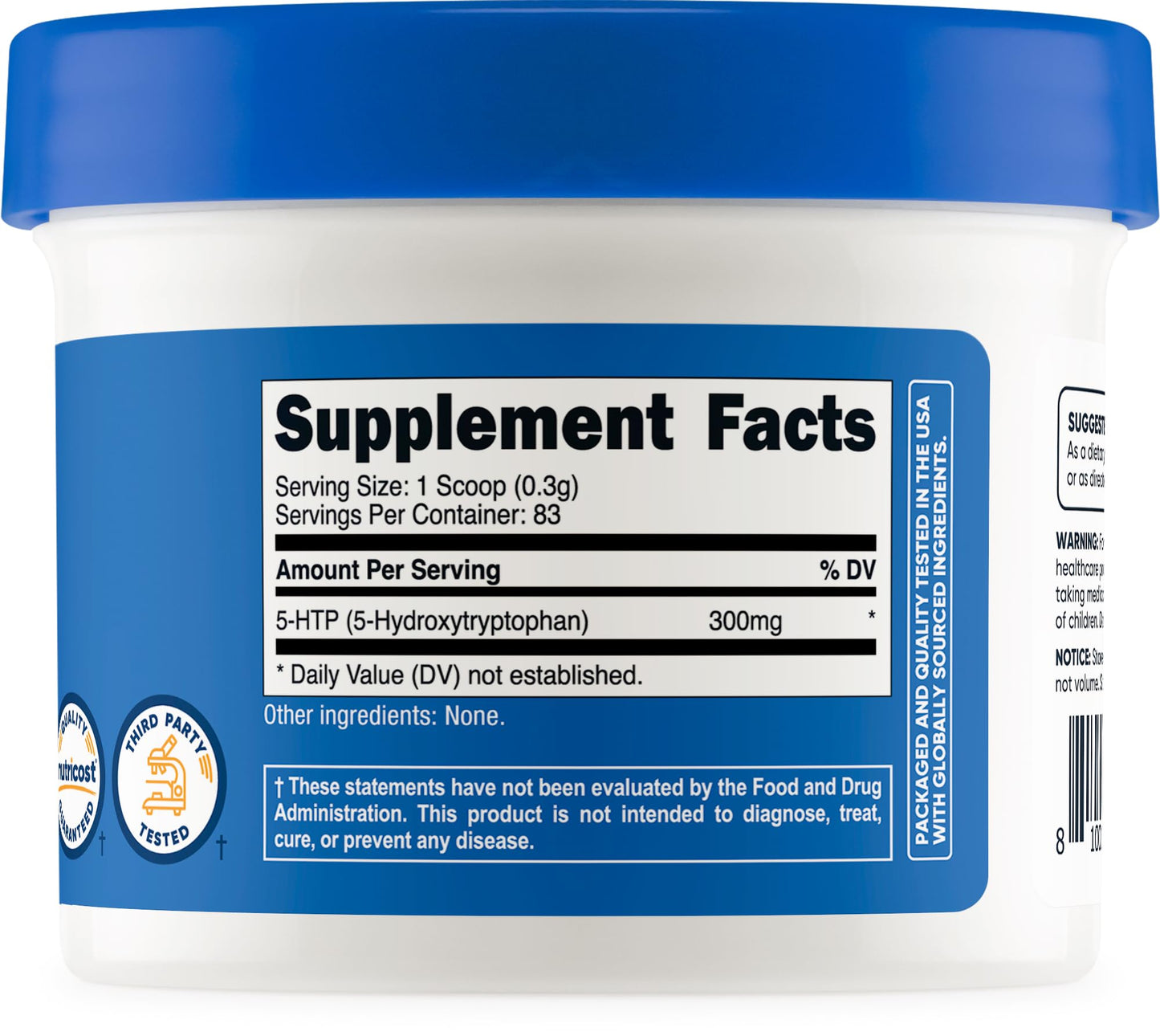 Nutricost 5-HTP Powder 0.9 Ounce
