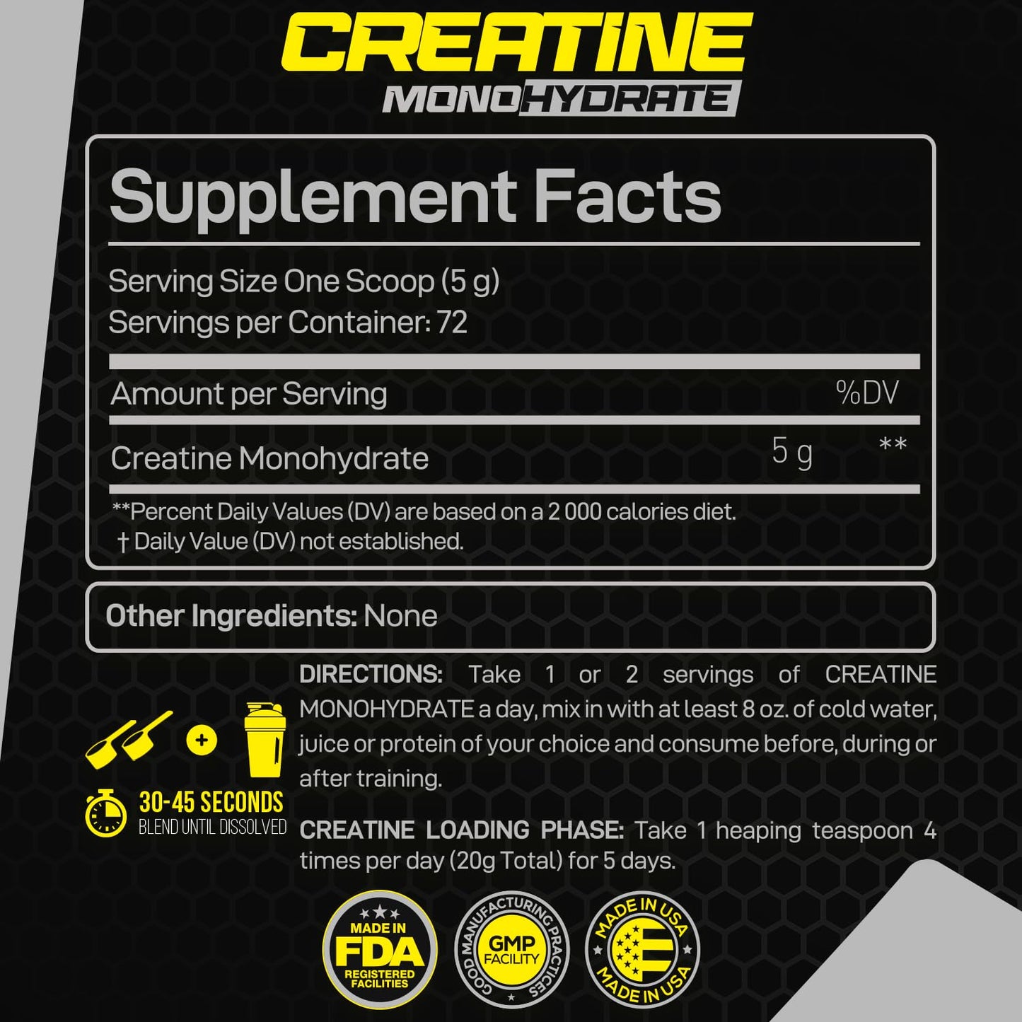 Forzagen Creatine Monohydrate, Unflavored, Micronized Powder 12.7 oz