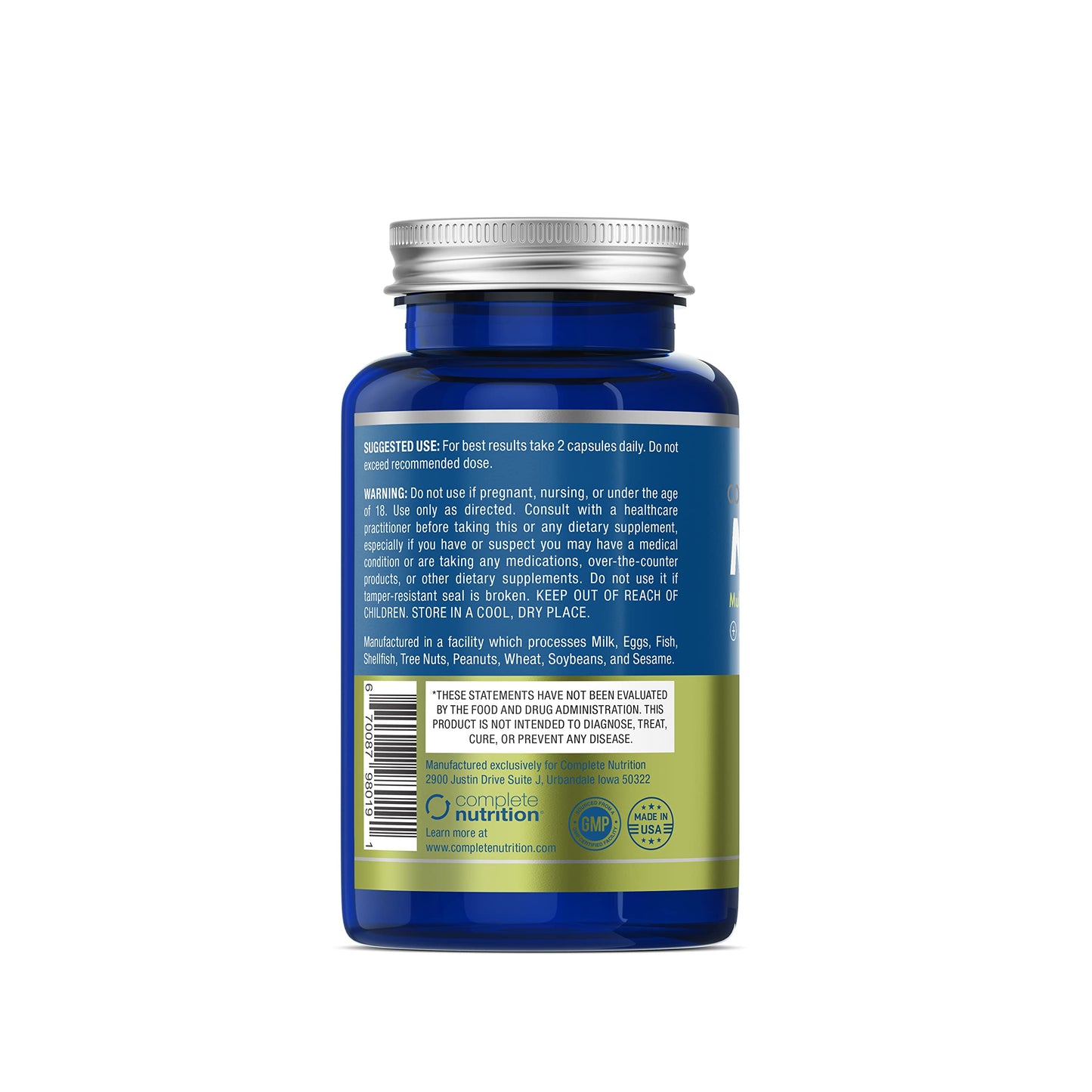 Complete Nutrition Complete Man Multivitamin 120 Capsules