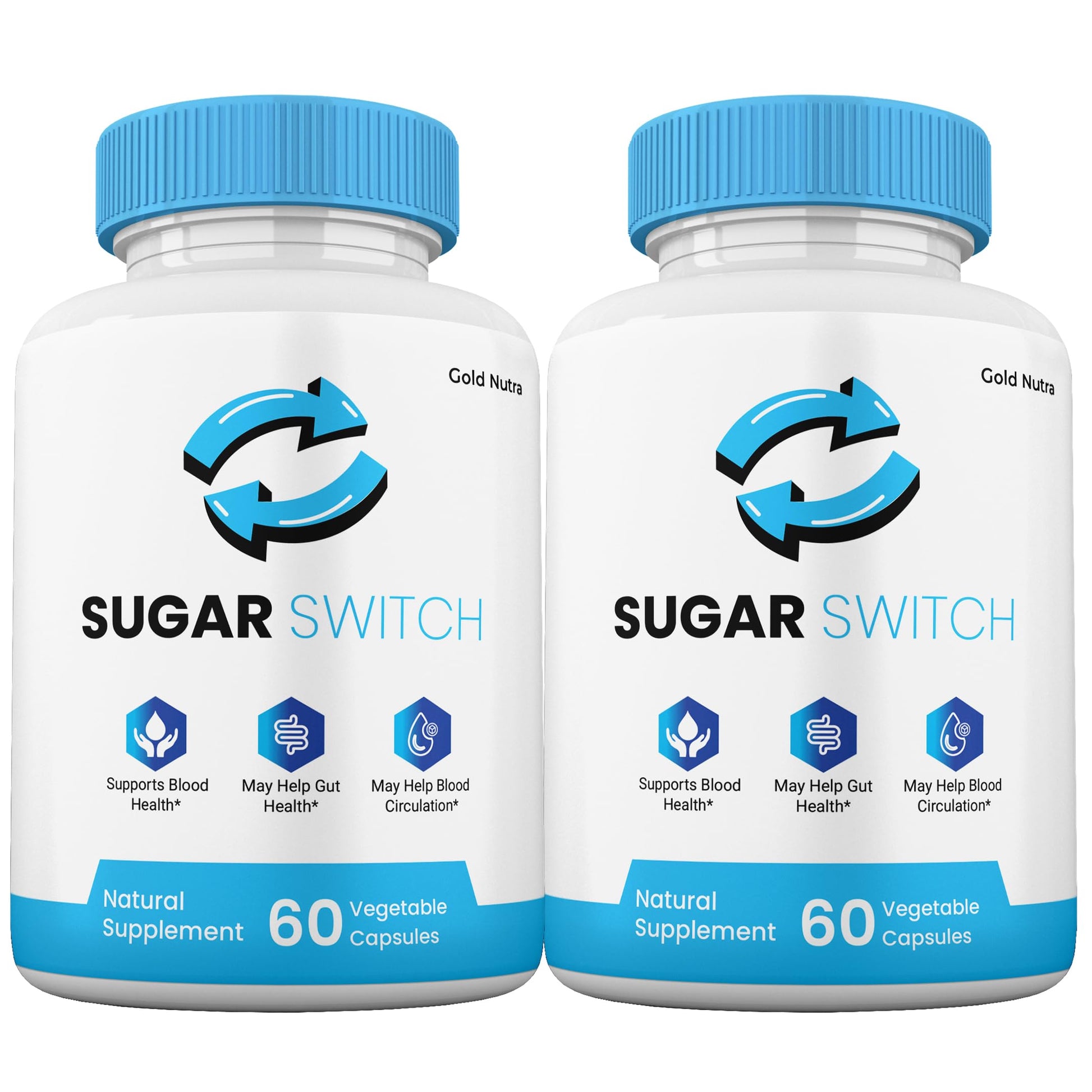 Gold Nutra SugarSwitch Capsules, 2 Capsules