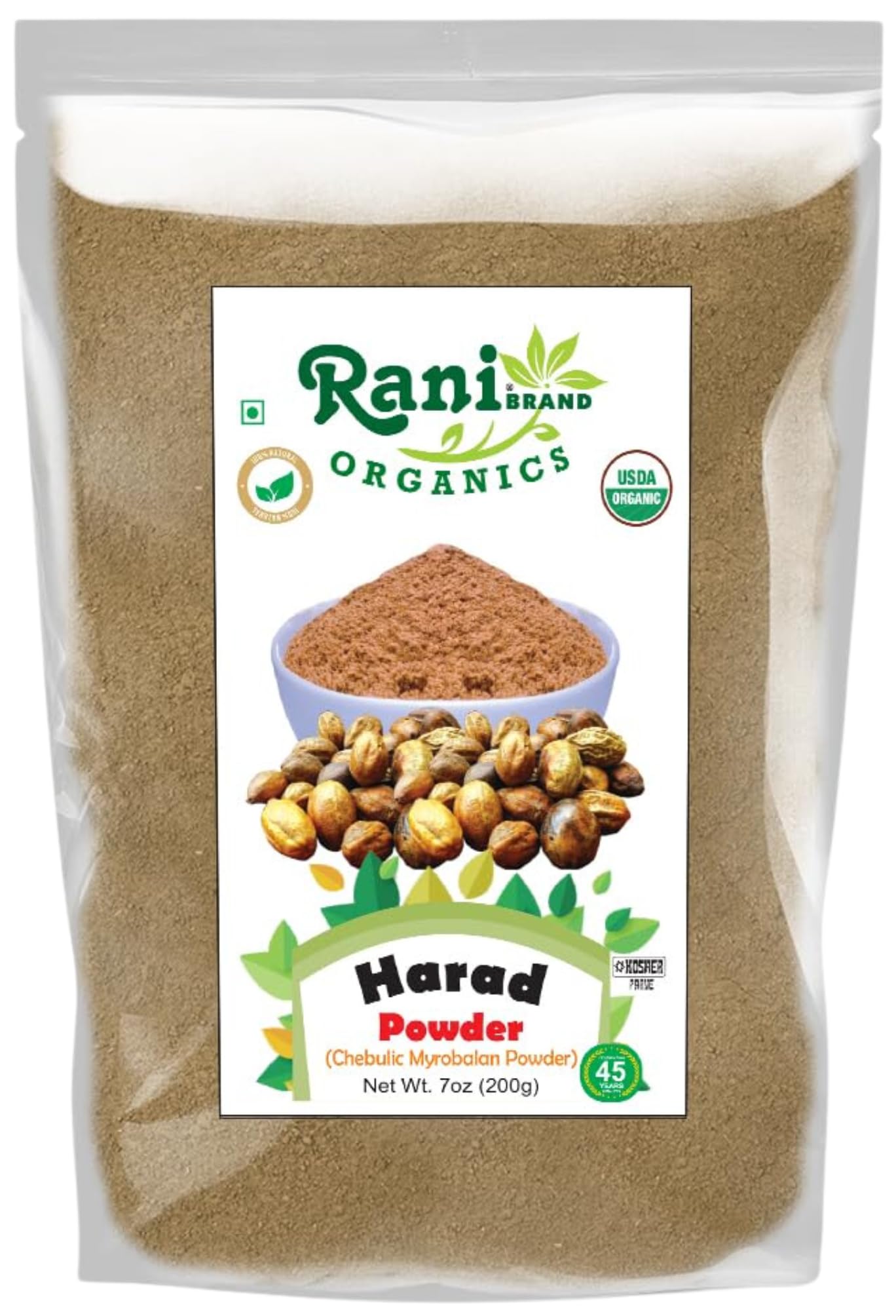 Rani Brand Authentic Indian Products Harad Powder 7 Ounce