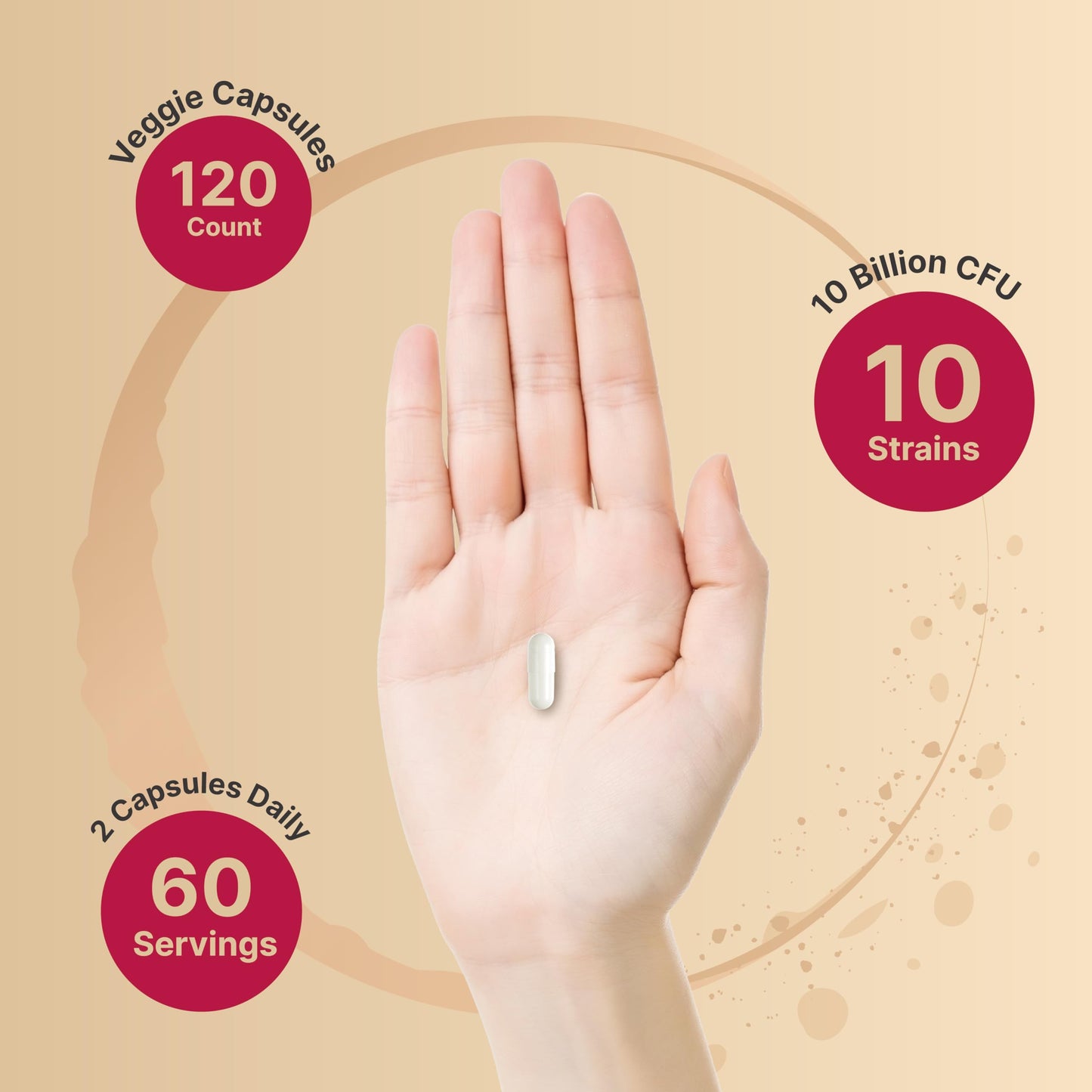 NatureBell Vaginal Probiotics for Women, 10 Billion CFU, 120 Veggie Capsules