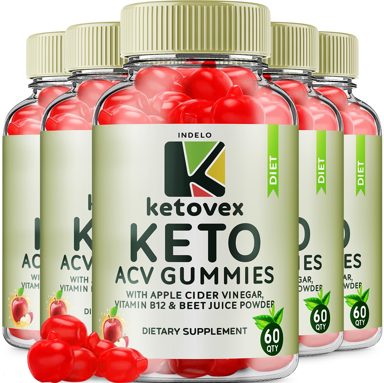 Indelo Ketovex Keto BHB Gummies 300 Gummies