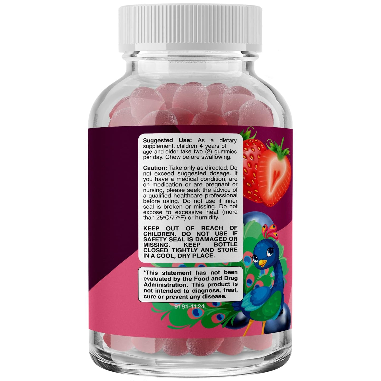 Phytoral Vegan Kids Focus Gummies 120 Count