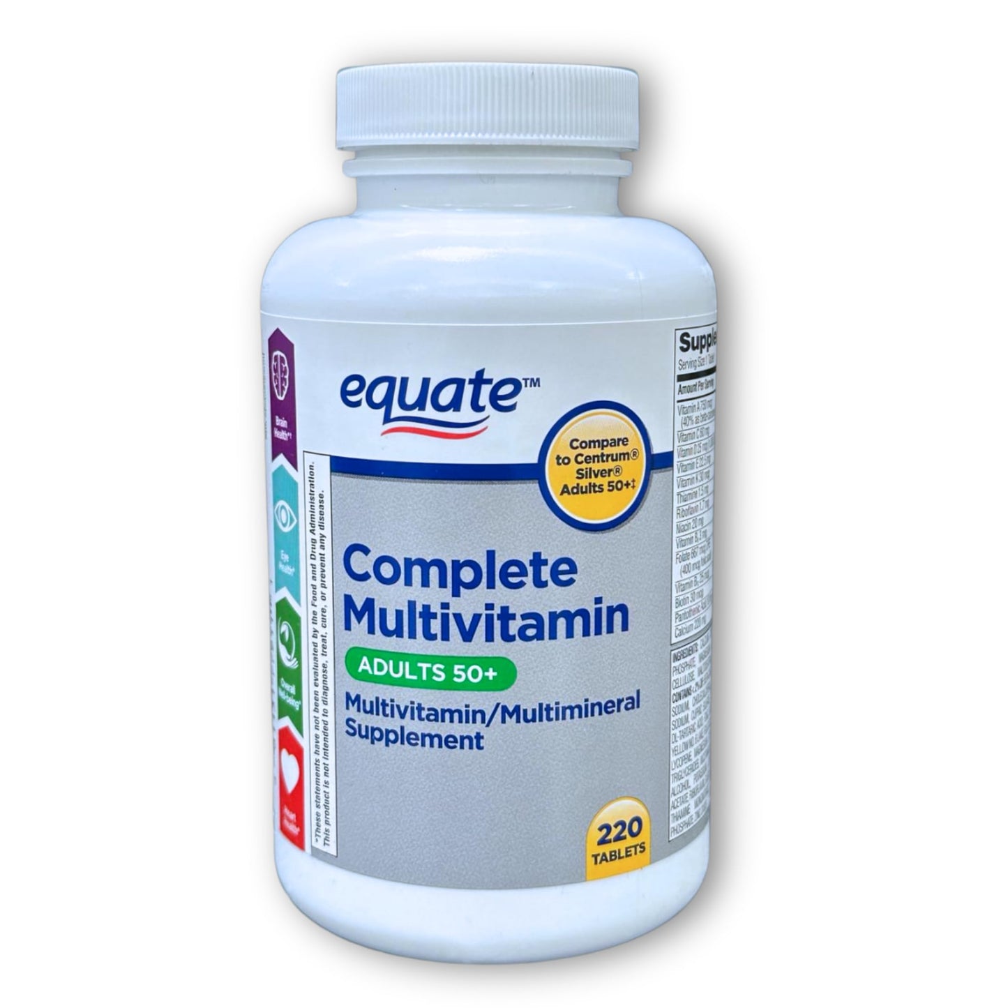 FUSION SHOP STORE Multivitamin Multimineral for Adults 50+ 220 Tablets
