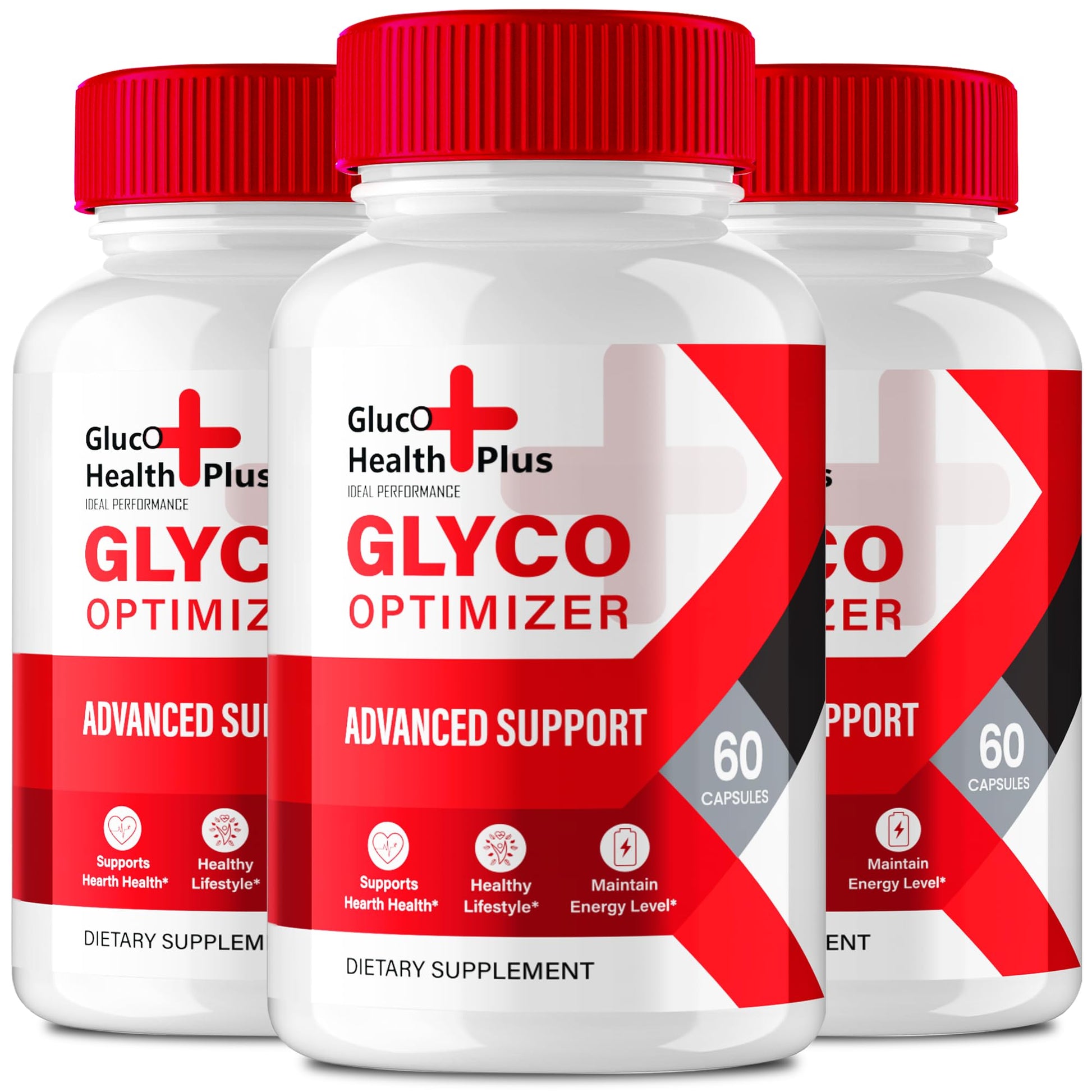 IDEAL PERFORMANCE Gluco Health Plus Blood Formula Support Capsules, 180 Count