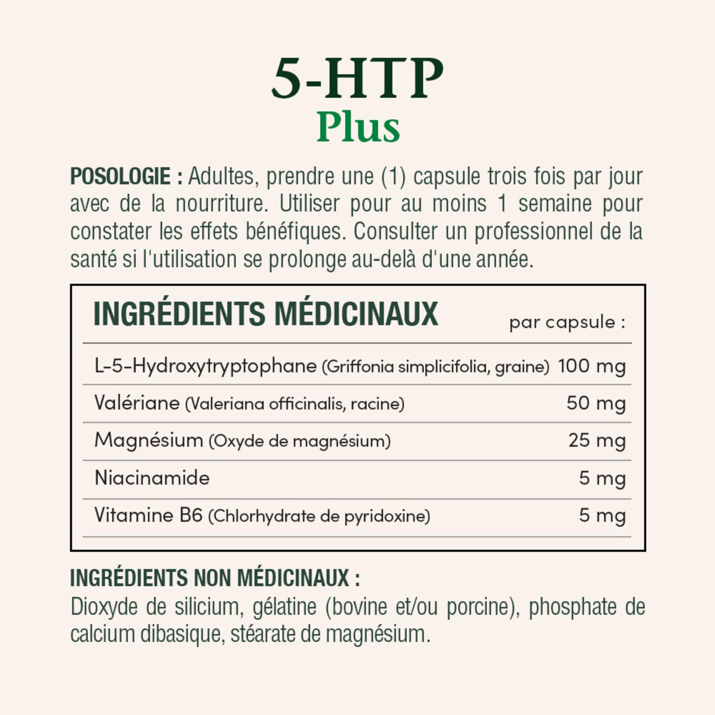 Nature's Bounty 5-HTP 100mg Capsule, 120 Count