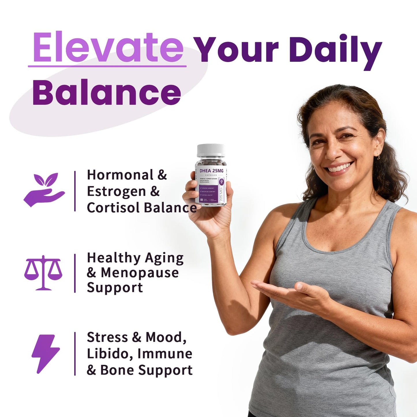 iMATCHME DHEA 25mg Capsule, 60 Count