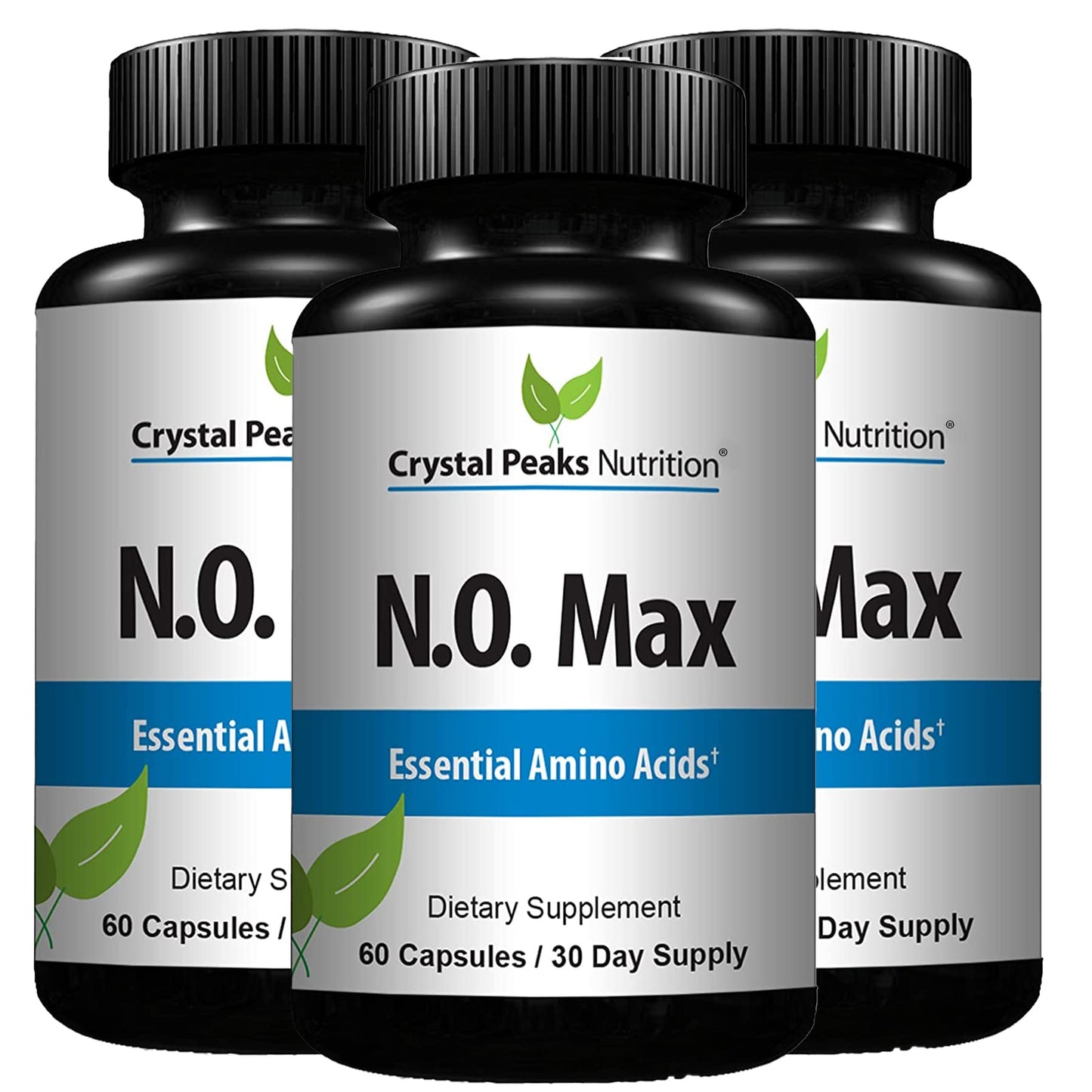 CRYSTAL PEAKS NUTRITION N.O. Max Nitric Oxide Supplement 60 Capsules