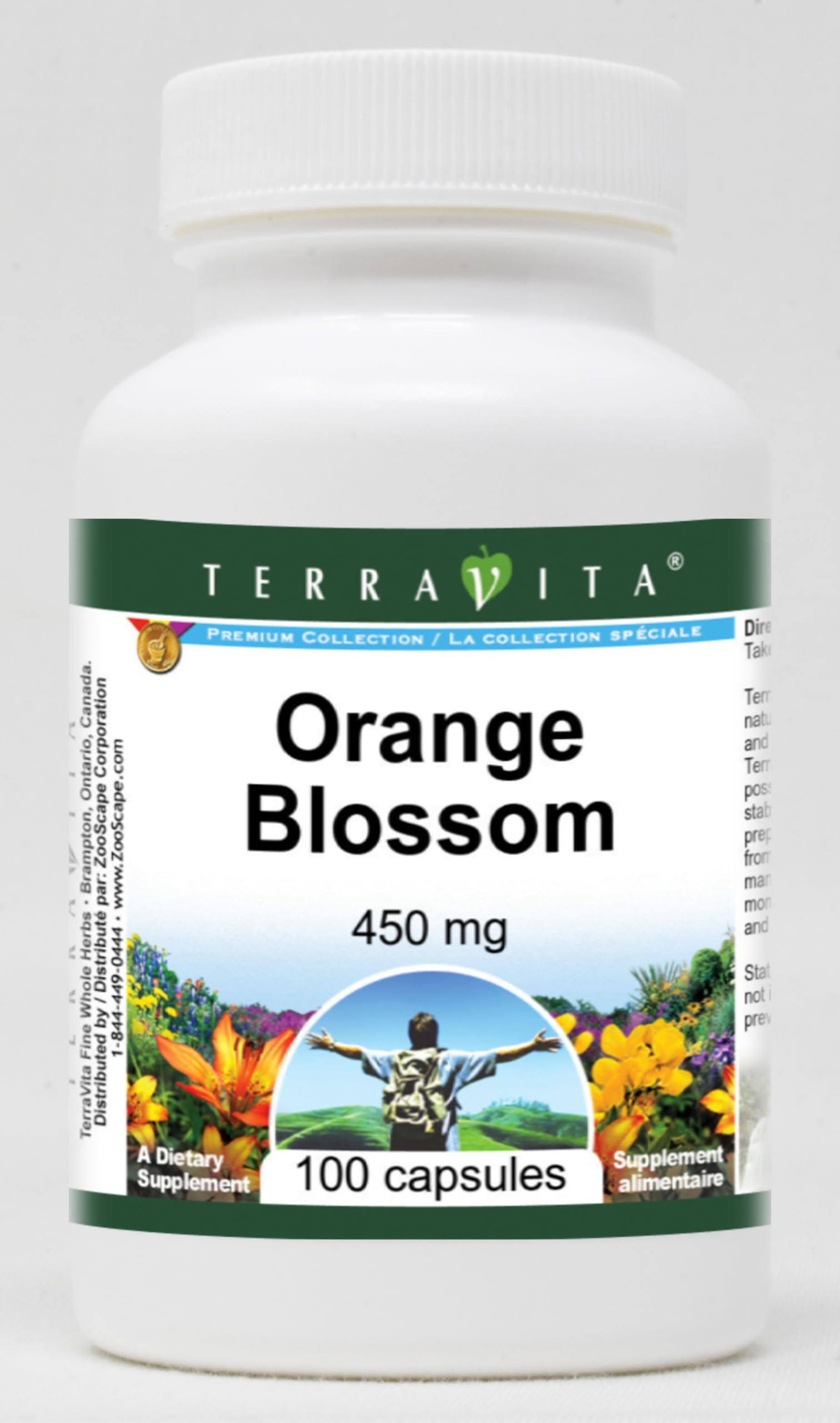 Terravita Orange Blossom 450 mg Capsules, 300 Capsules