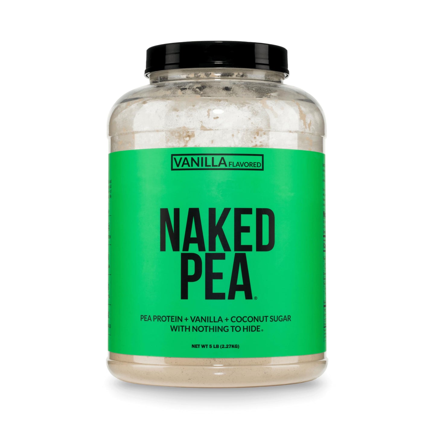 NAKED Vanilla Pea Protein Isolate Powder, 5 lb, 80 Servings