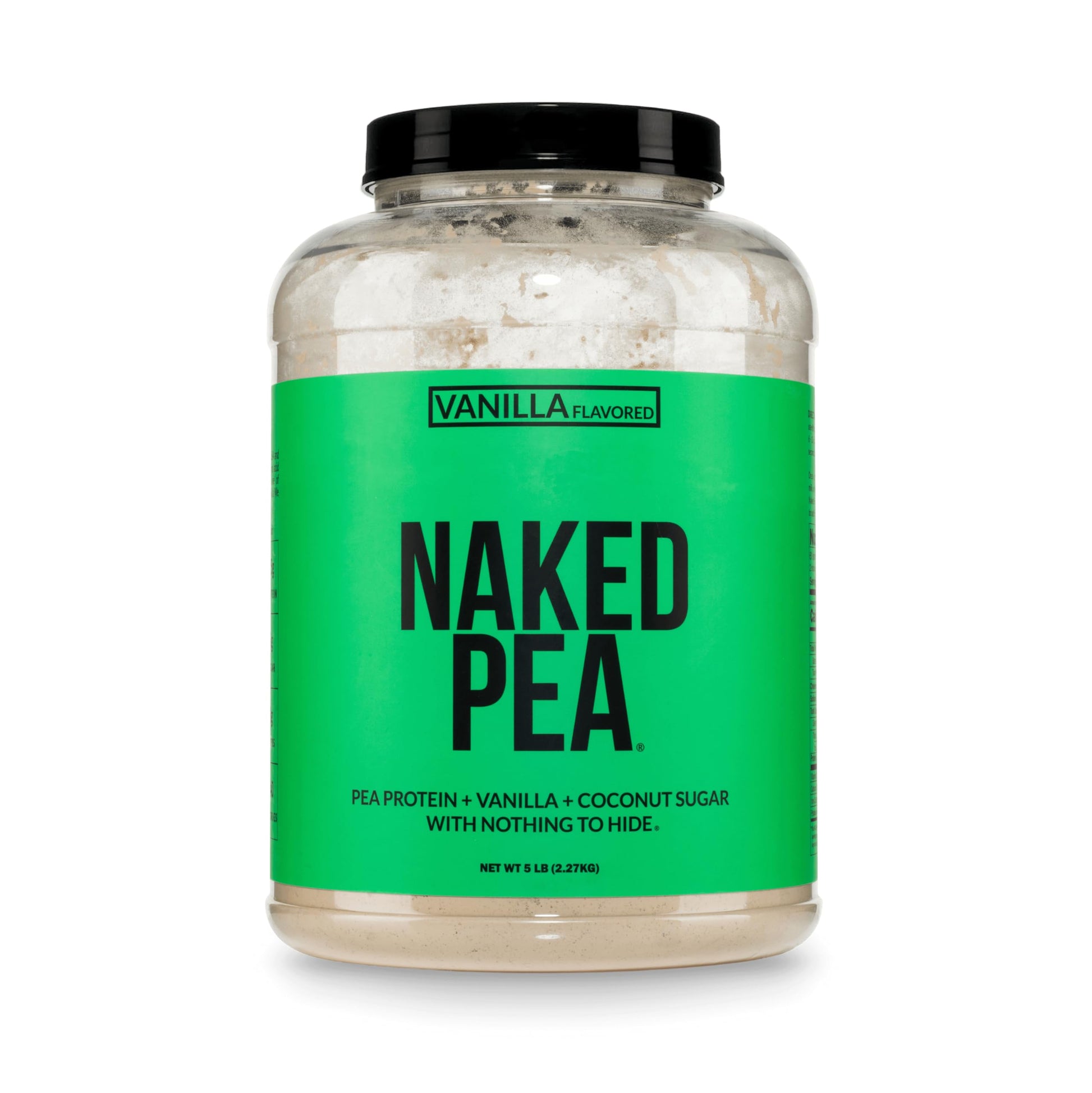 Naked Pea Vanilla Pea Protein Isolate Powder, 80 Servings