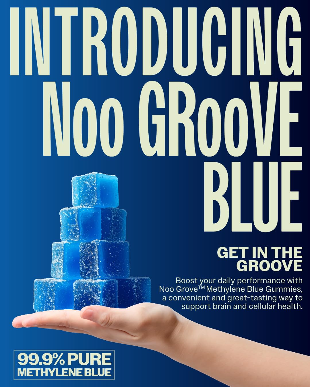 Noo Groove Methylene Blue Gummies 30 Count