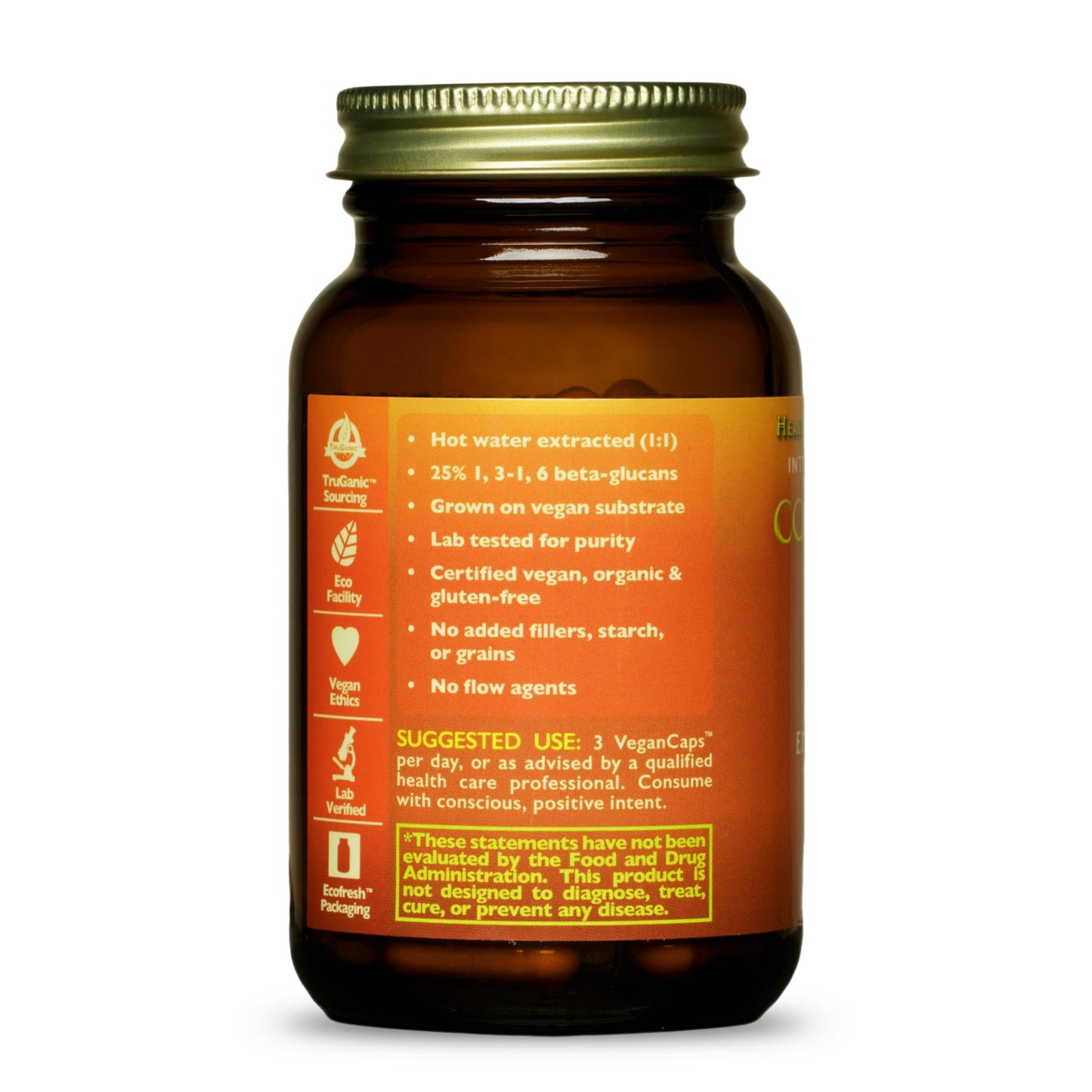 HealthForce SuperFoods Integrity Extracts Cordyceps Capsules, 90 Vegan Capsules