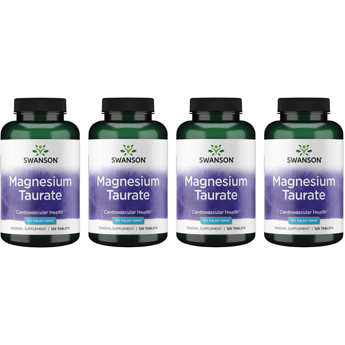 Swanson Magnesium Taurate Bone and Muscle Support Supplement, 480 Tablets