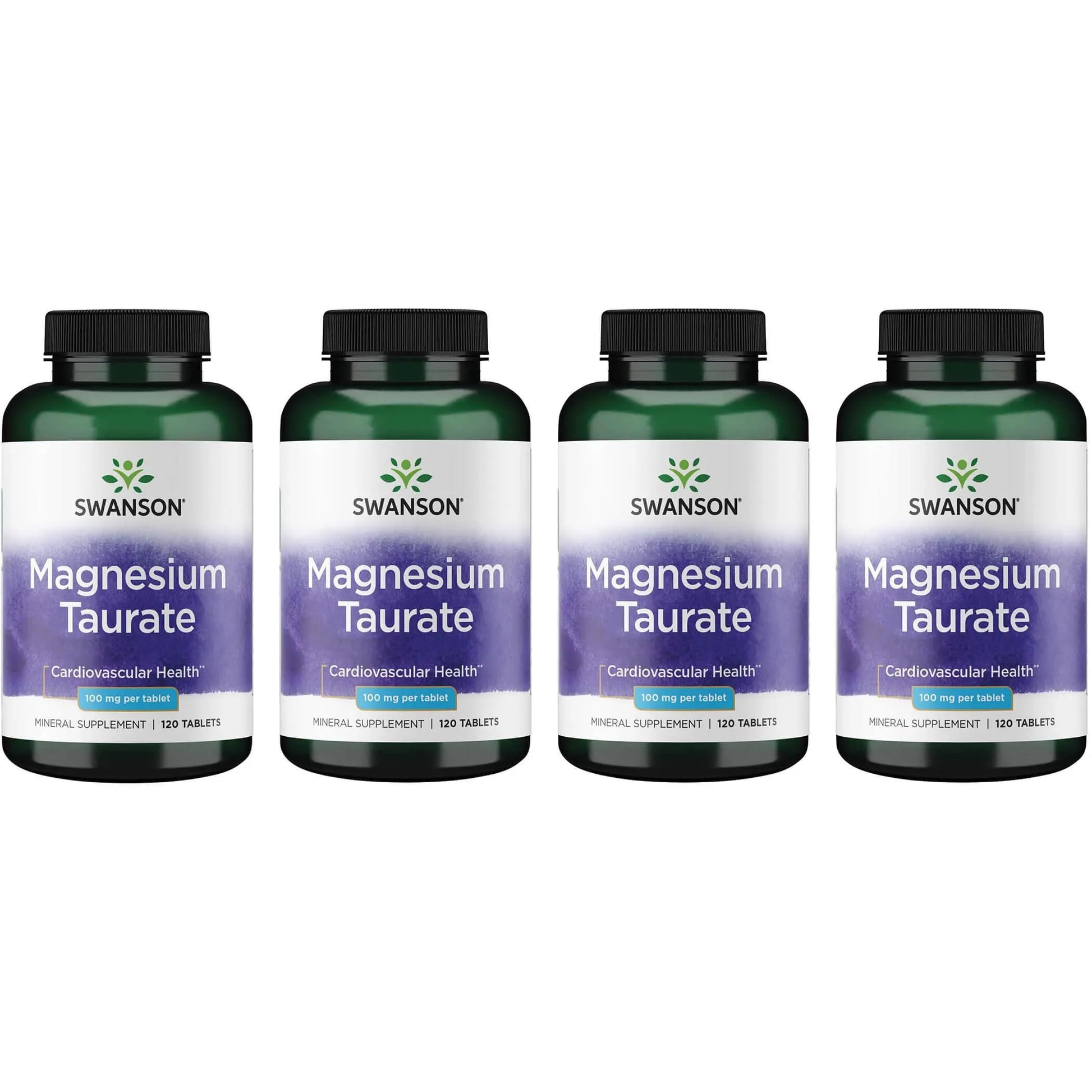 Swanson Magnesium Taurate Bone and Muscle Support Supplement, 480 Tablets