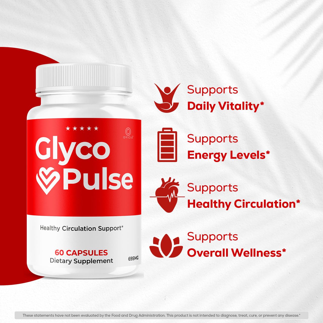 OVICIA Glyco Pulse Capsules 180 Capsules