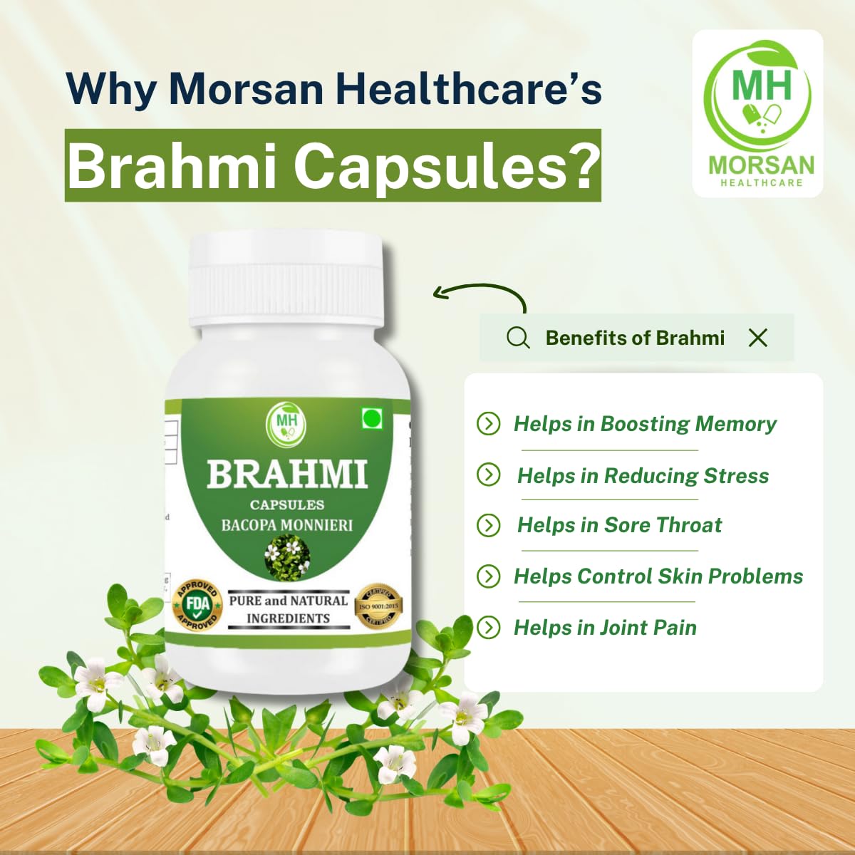 Morsan Healthcare Brahmi Capsules 240