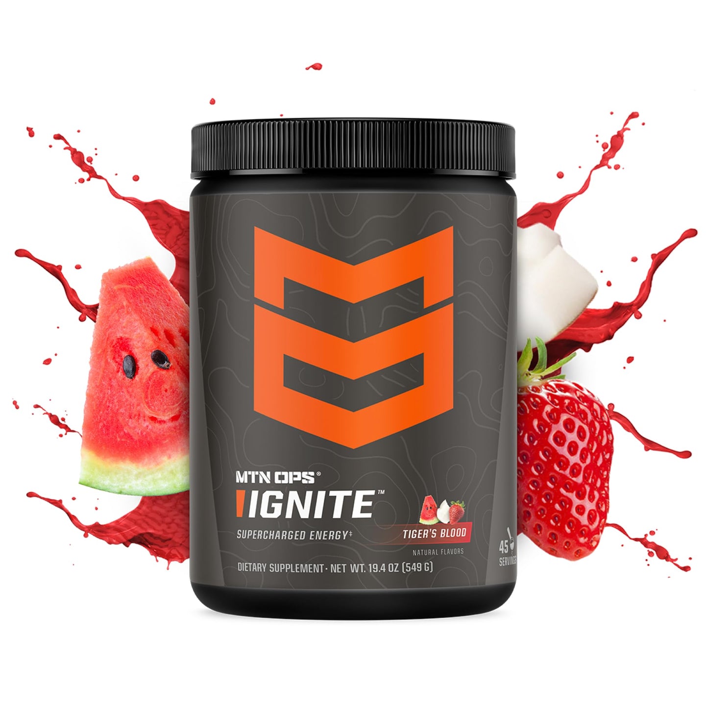 MTN OPS Ignite Tiger's Blood + Enduro Tiger's Blood Bundle Powder