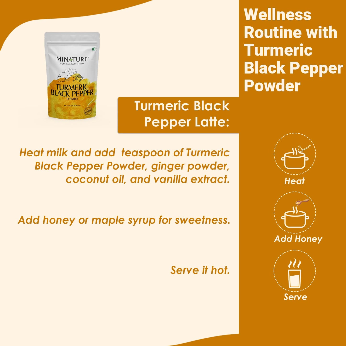 minature Turmeric Powder with Black Pepper 16.0144 oz