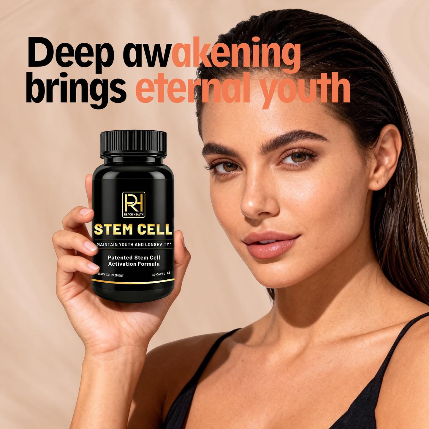 REACH HEALTH Stem Cell Activation Formula Softgels, 60 Count