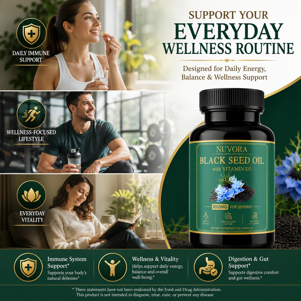 TOGOLIUN Nuvora Black Seed Oil Capsule 2 Count