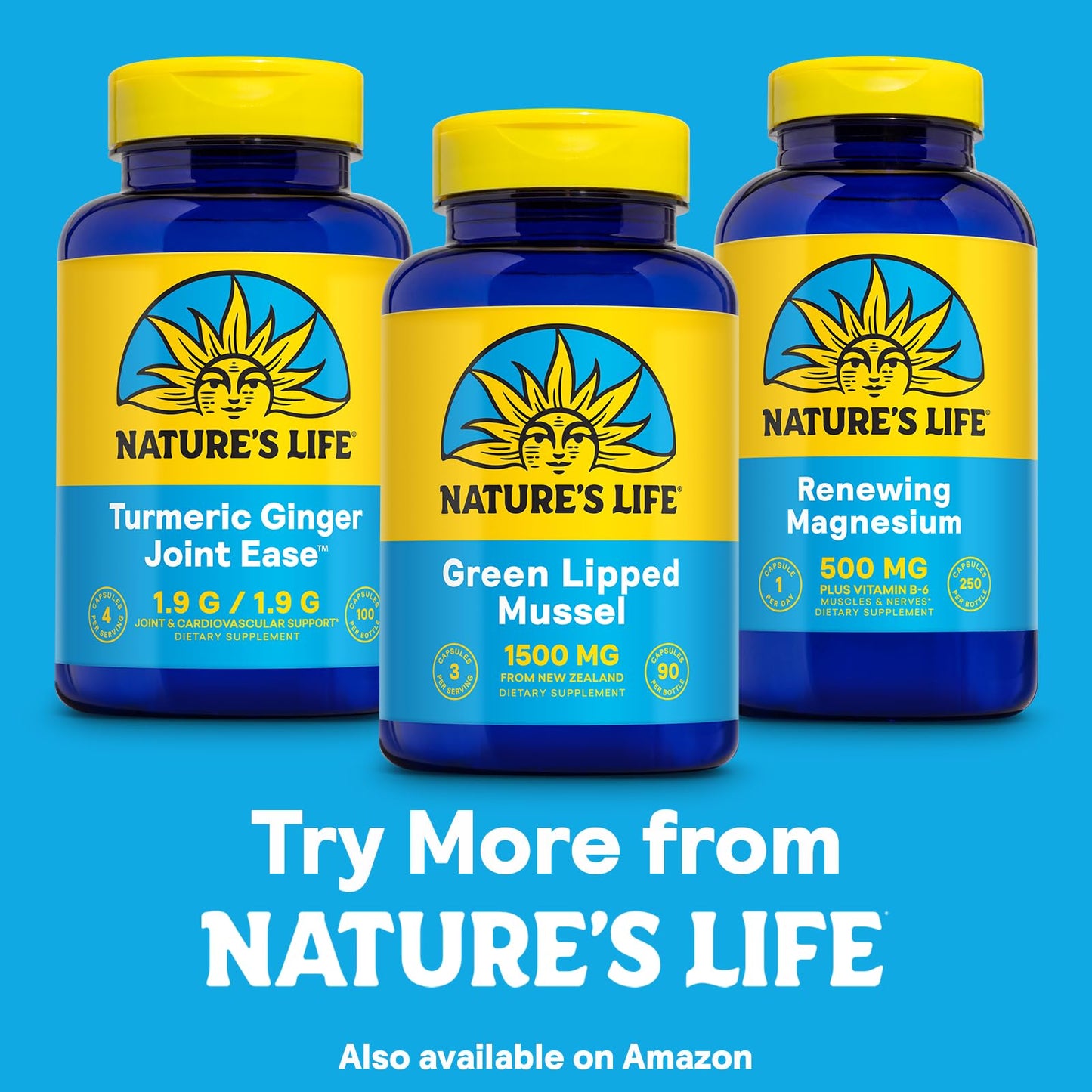 Nature's Life Green Lipped Mussel 1500 mg, 90 Capsules