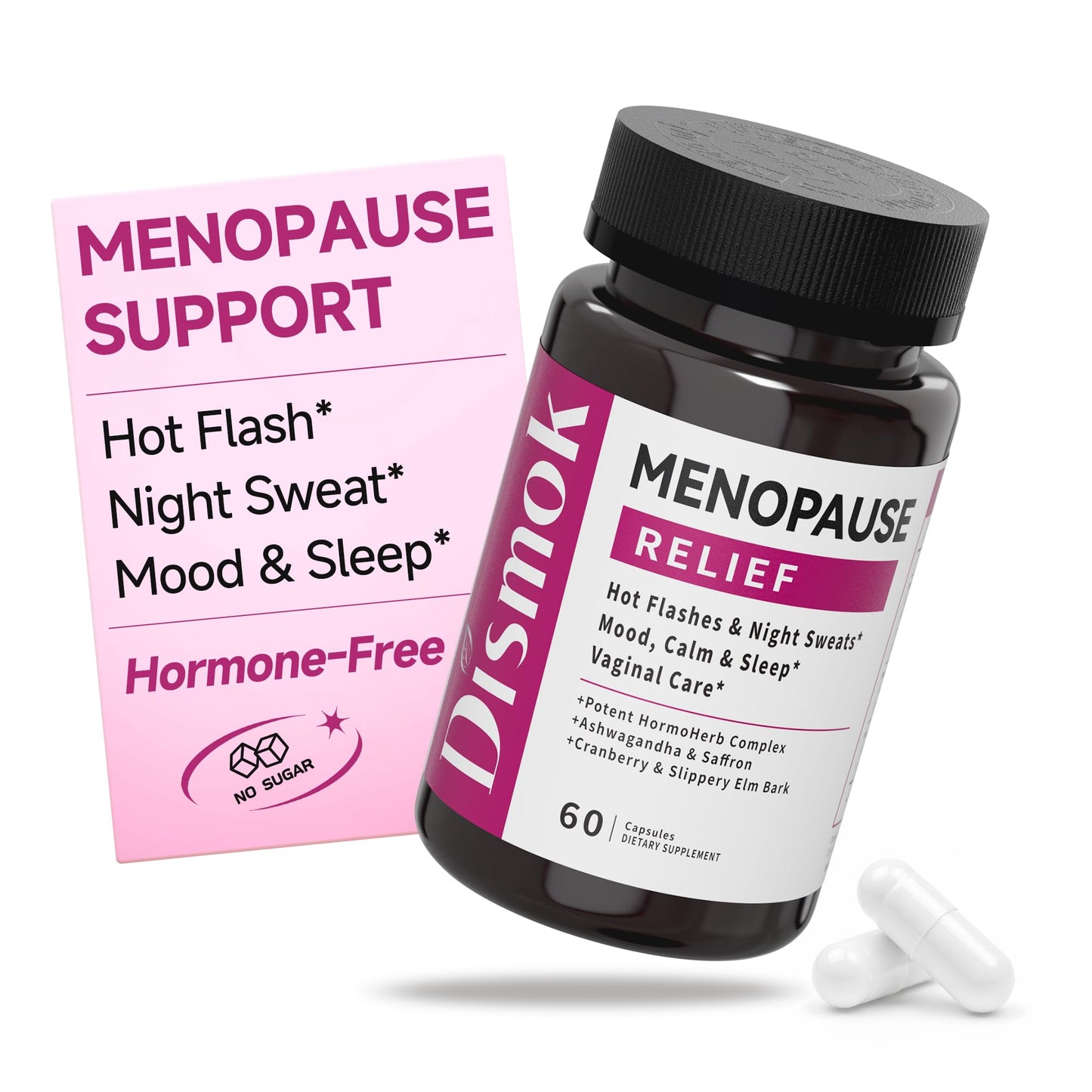 Dismok Menopause Supplements for Women Capsules, 60 Count