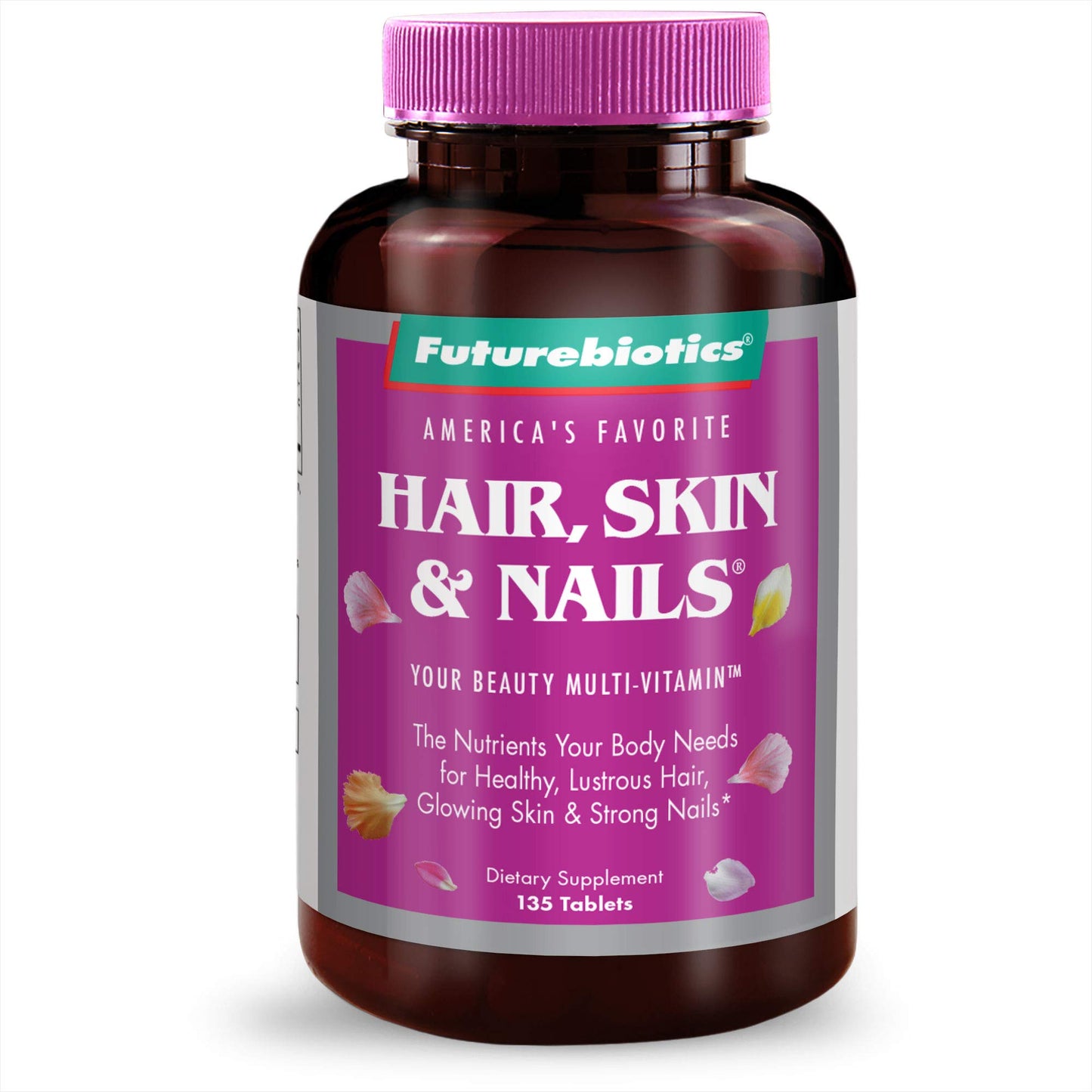 Futurebiotics Hair, Skin, & Nails Beauty Multivitamin Tablet, 135 Tablets