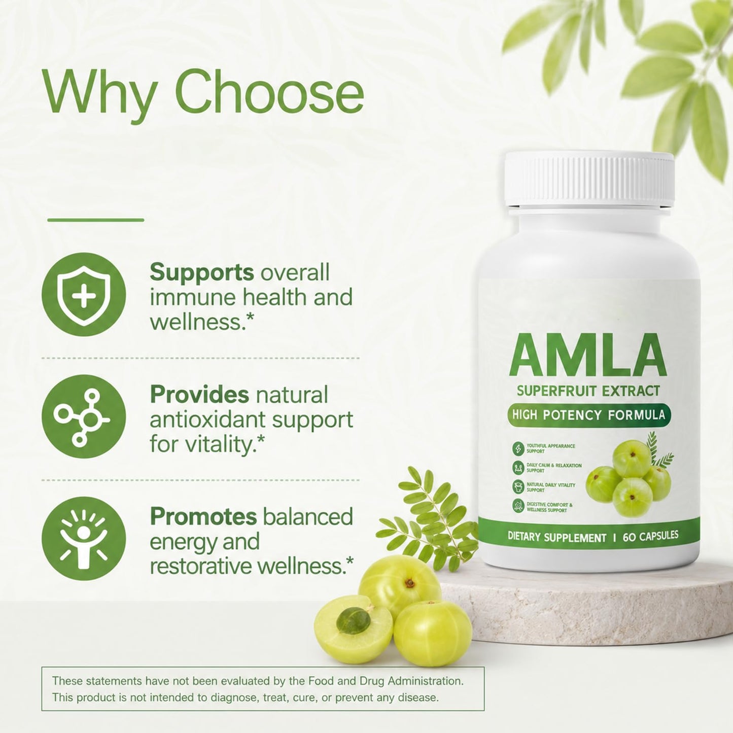 Alevia Organic Amla Capsule 1 Count