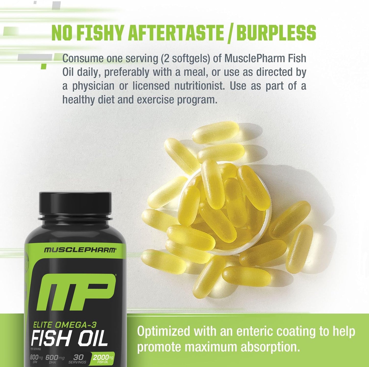 Muscle Pharm Essentials Fish Oil Softgels 60