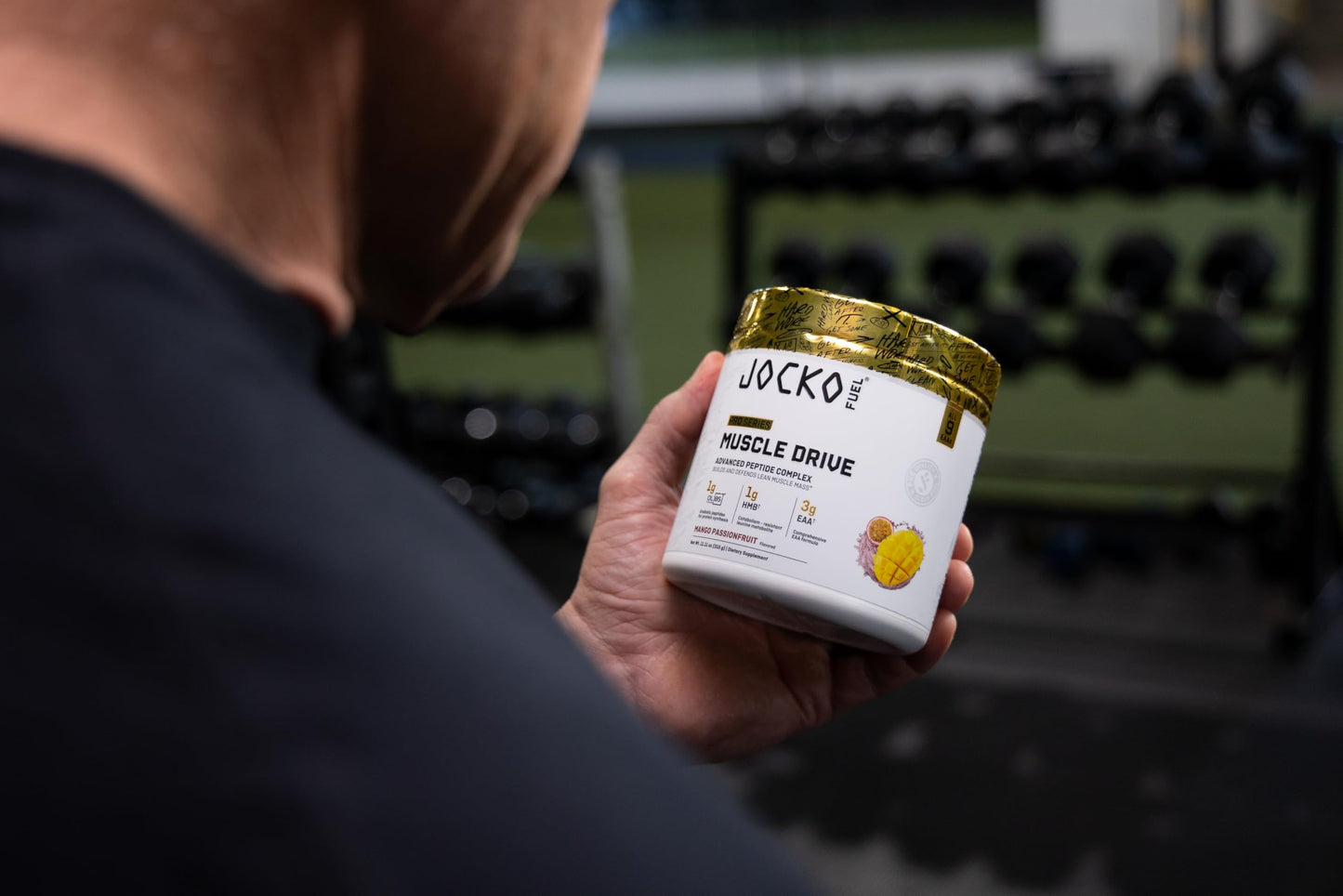 Jocko Fuel Muscle Drive Pro Series Mango Passionfruit Powder, 11.11 Servings