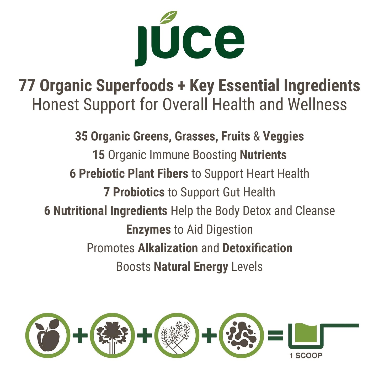 Terra Kai Organics JUCE Green Superfood Powder, 8.82 oz