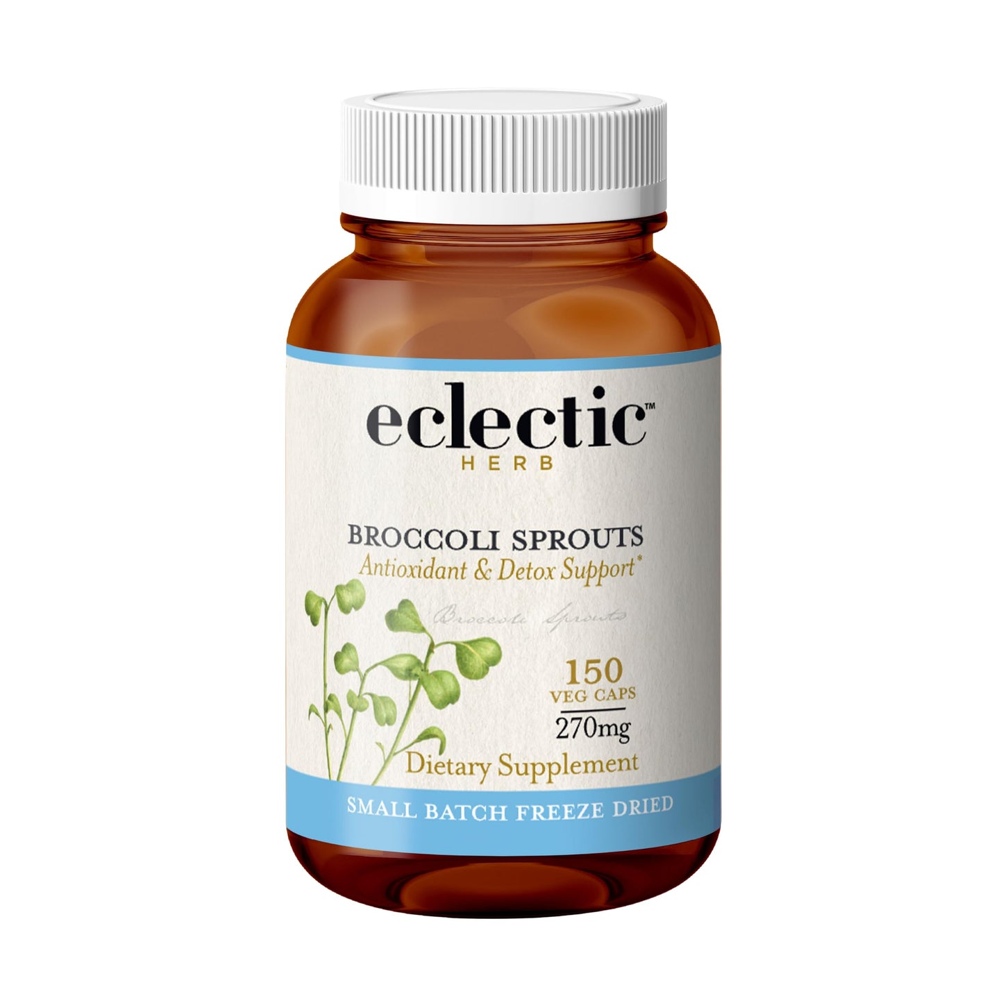 Eclectic Institute Organic Broccoli Sprouts Capsules, 150 Count
