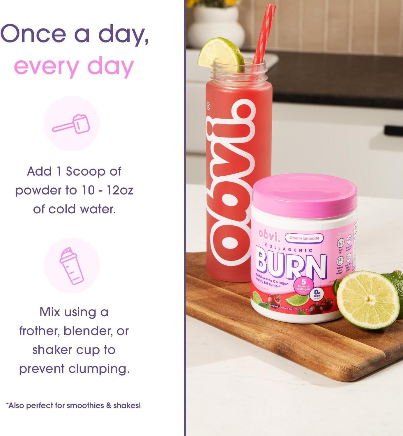 Obvi Collagenic Burn Powder 9.35 oz