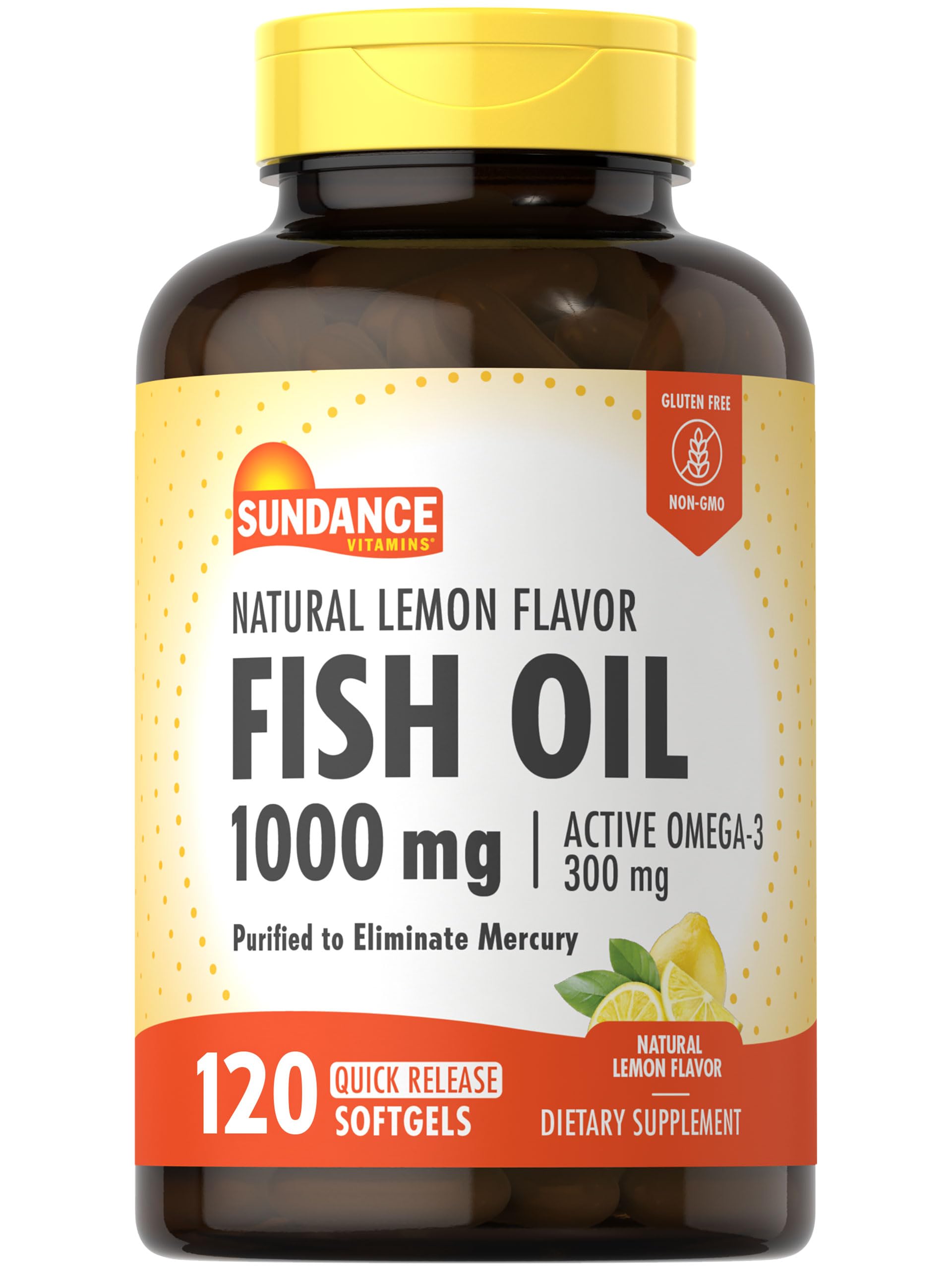 Sundance Fish Oil Softgel 1000mg 120 Count