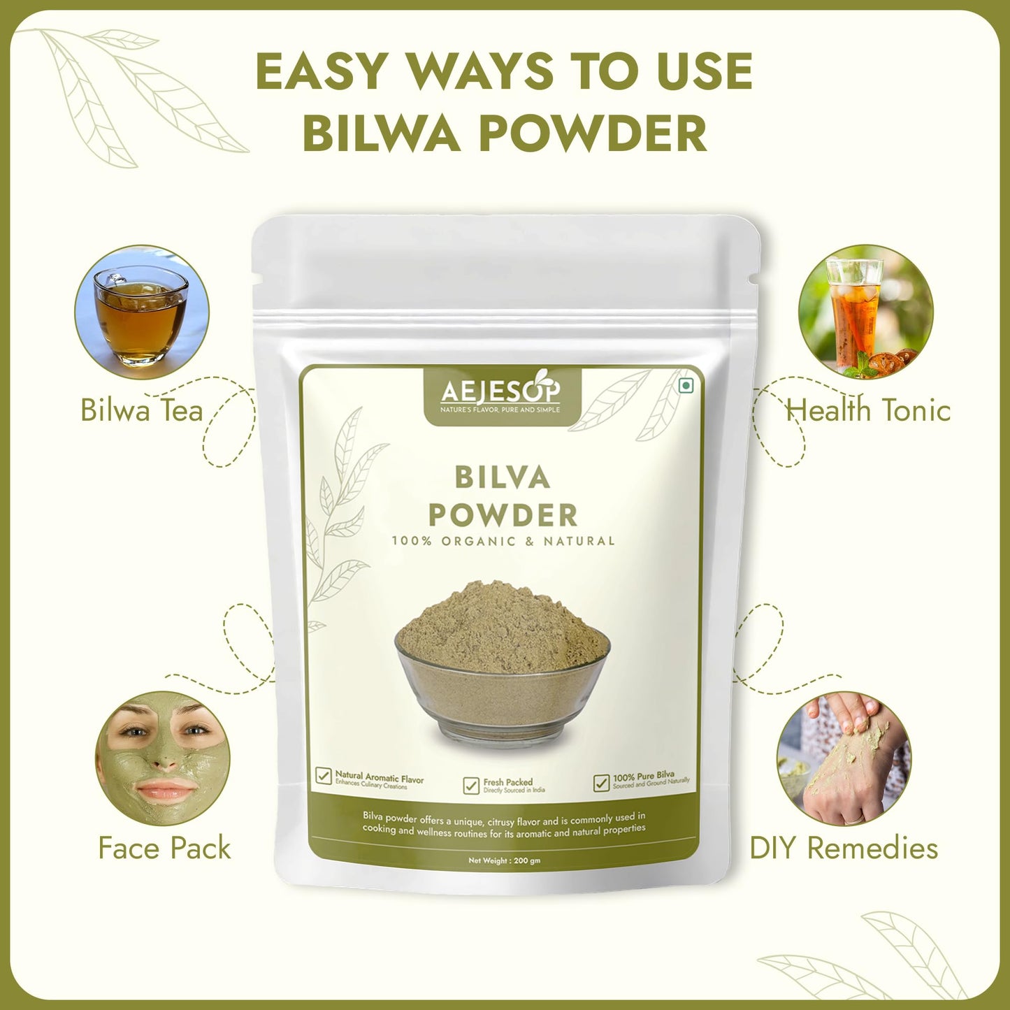 AEJESOP Bilva Leaf Powder 7 oz