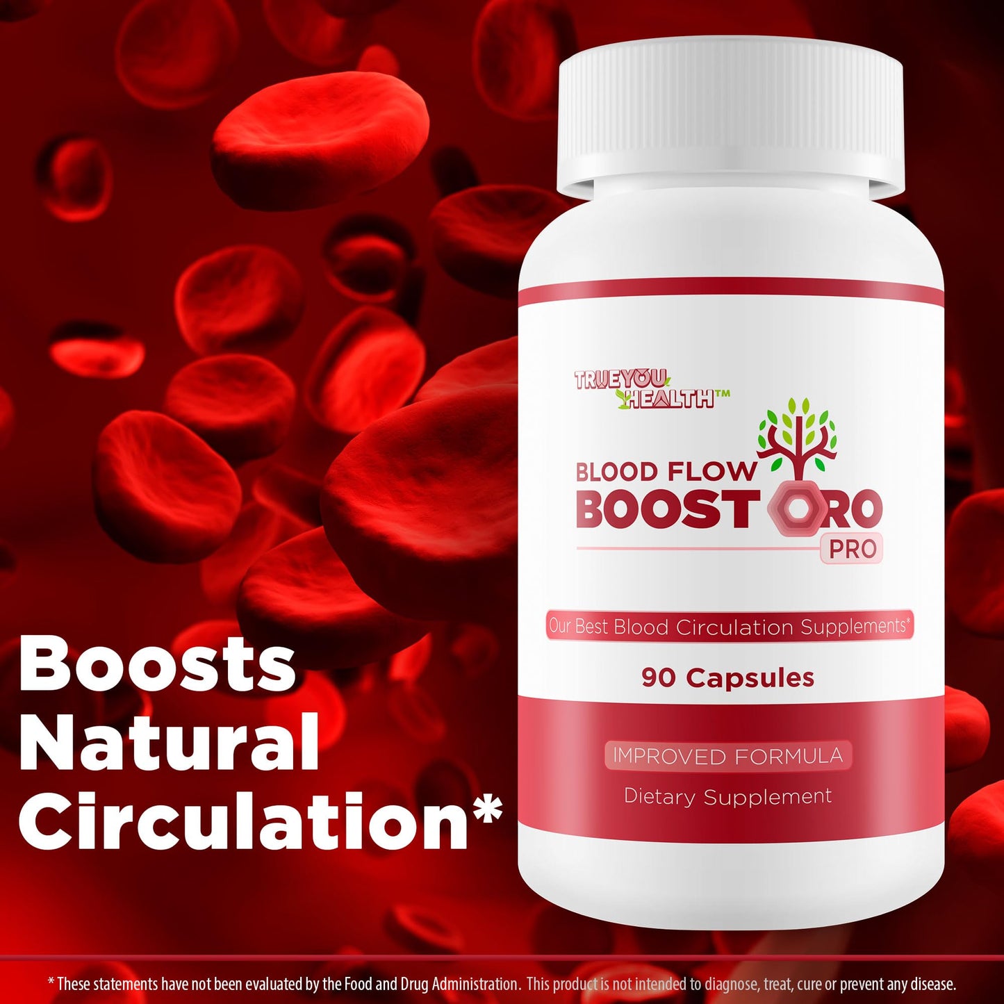 True You Health Blood Flow Boostoro Pro Capsules, 90 Count