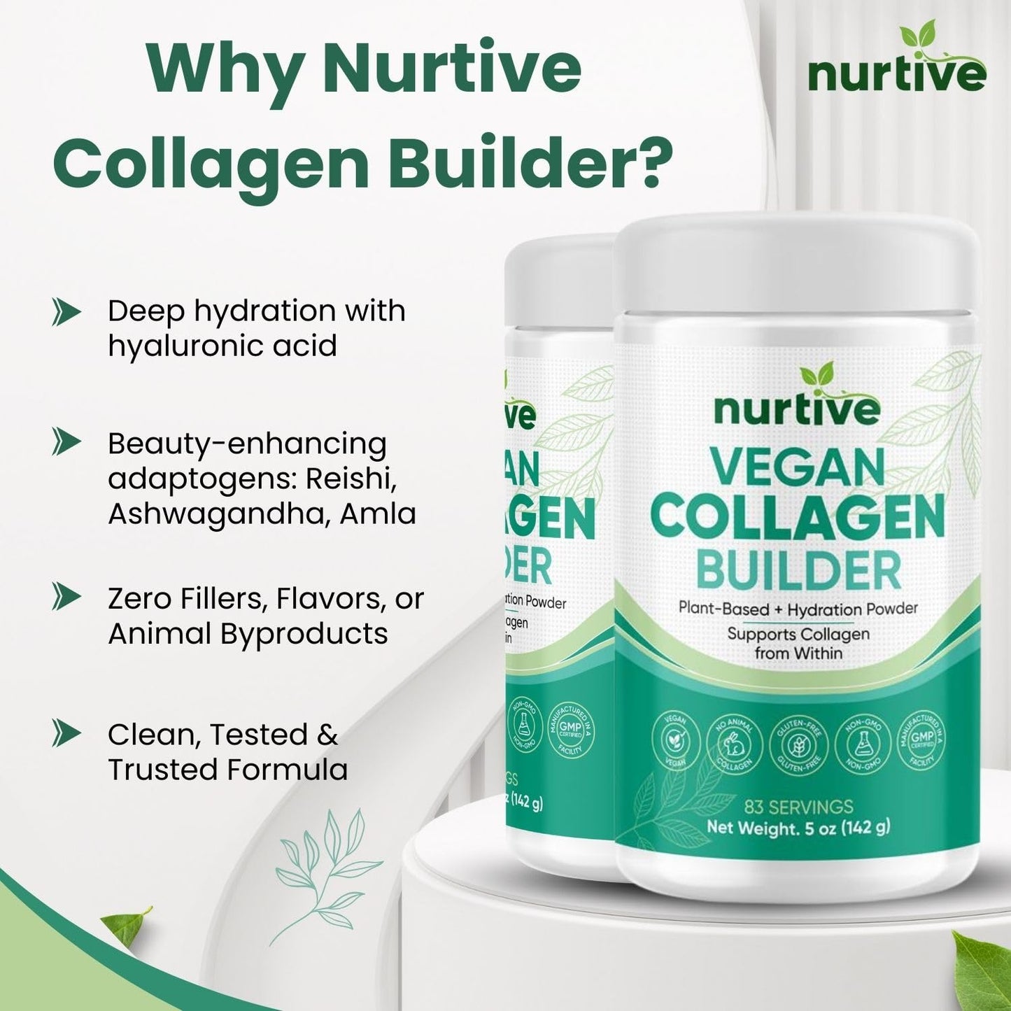 NURTIVE Vegan Collagen Builder Powder 5