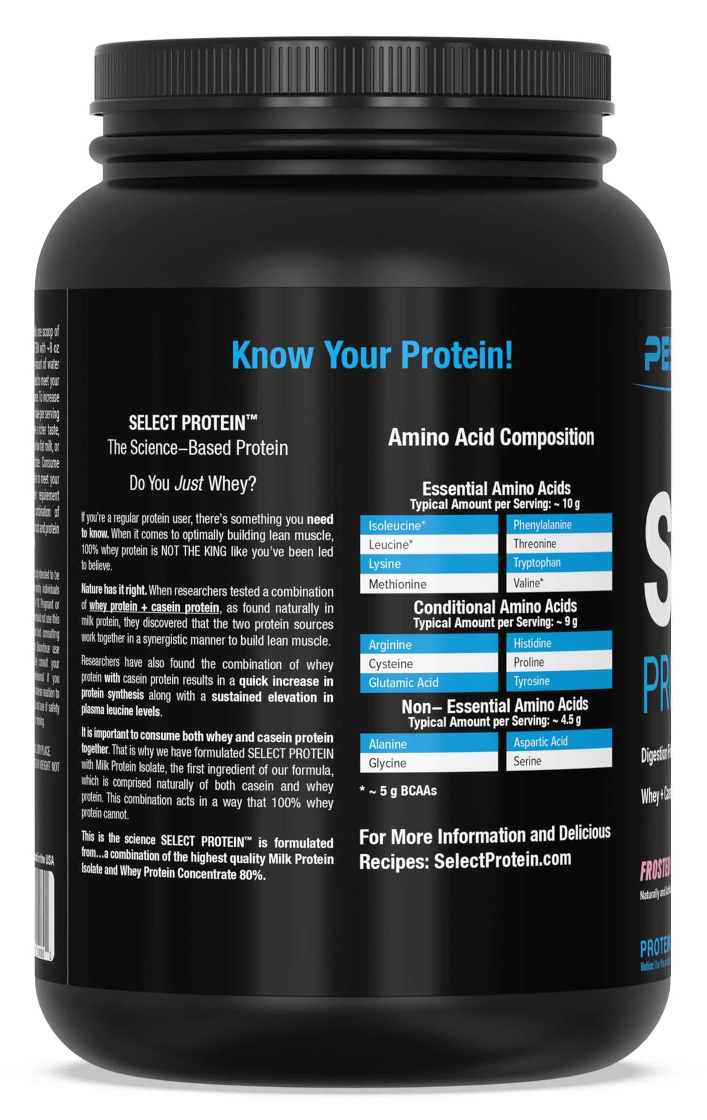 PEScience Select Protein Powder Frosted Sugar Cookie, 30.8 g per serving