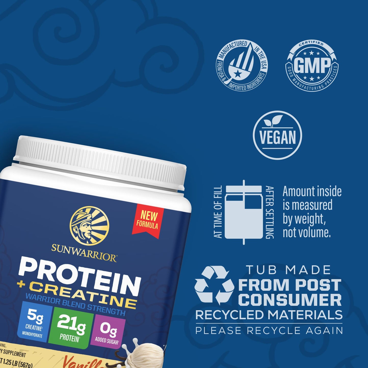 Sunwarrior Warrior Blend Strength Plant-Based Protein Powder 20