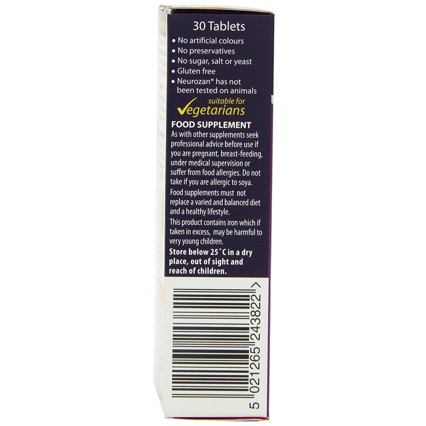 Vitabiotics Neurozan Twin Pack 60 Tablets