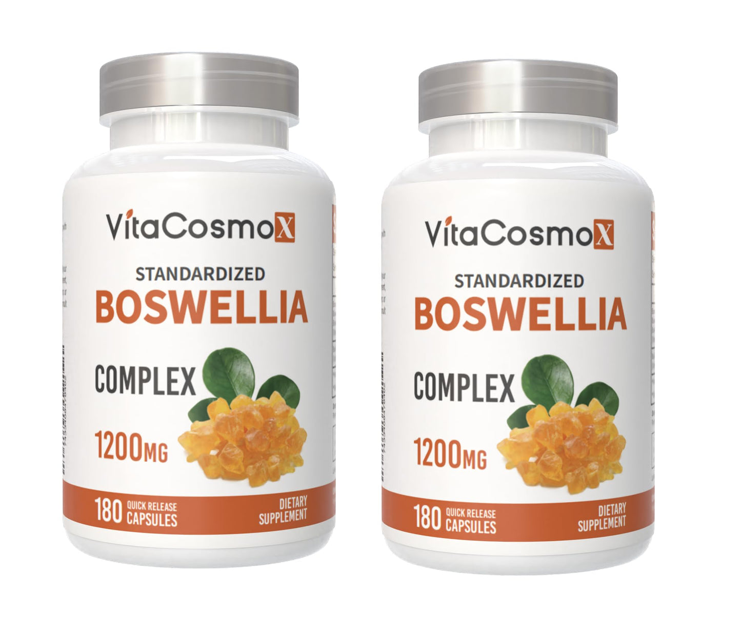 VitaCosmoX Boswellia Serrata Complex Capsules, 180 Count