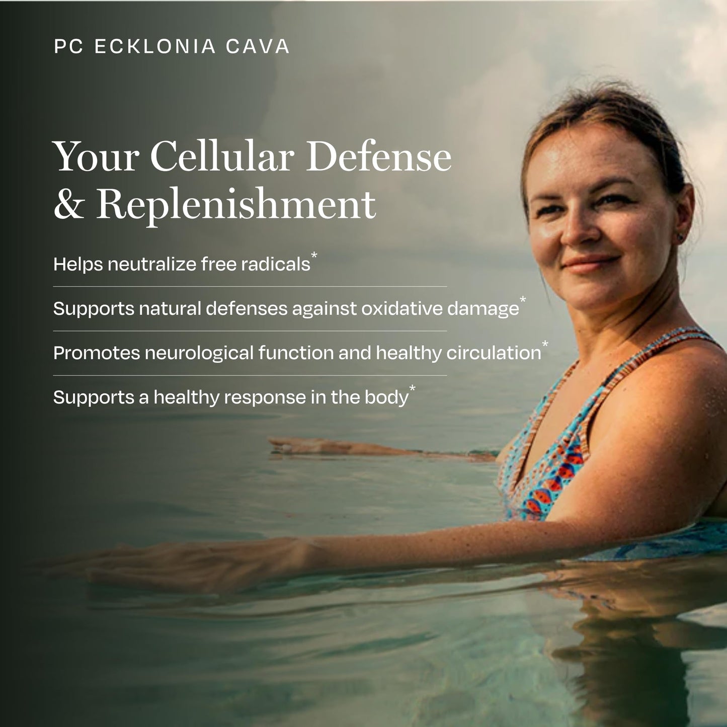 BioPure PC Ecklonia Cava Capsules – Marine Polyphenol Complex from Brown Seaweed, Rich in Phlorotannins, Trace Minerals & Nutrients for Cellular Health, Circulation & Immune Support, 75 Capsules