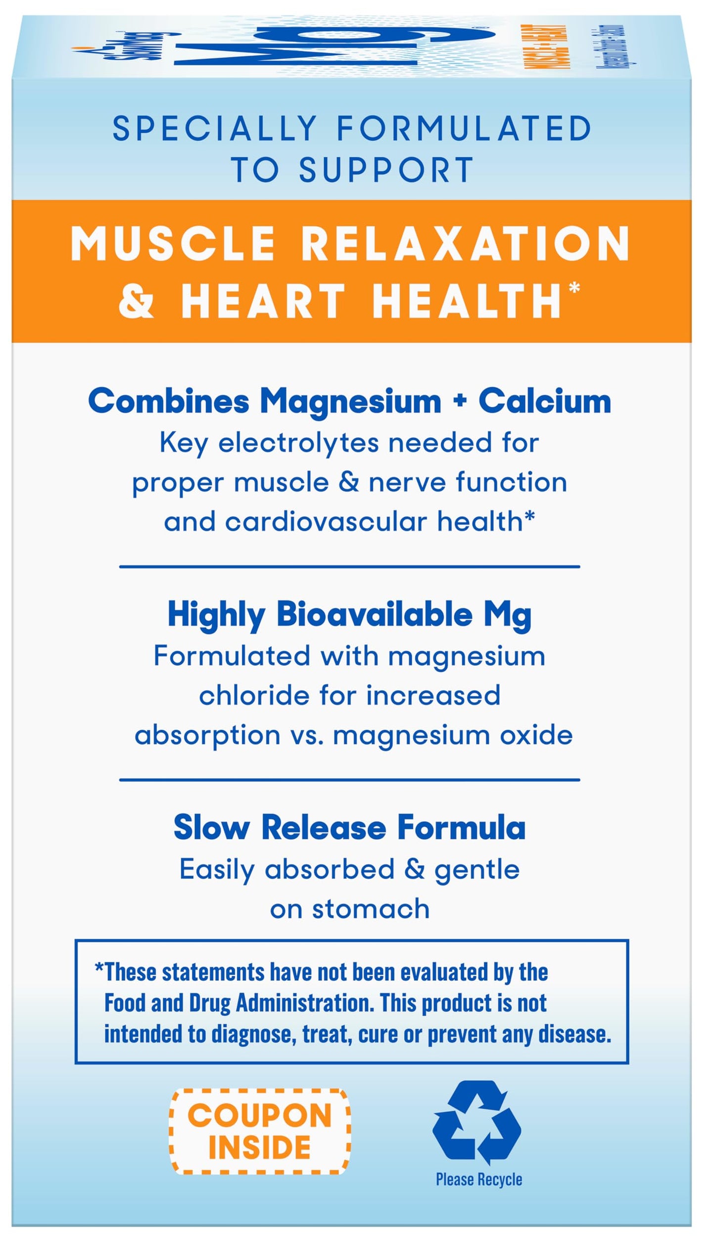 Slow-Mag Mg Muscle + Heart Tablets, 120 Tablets
