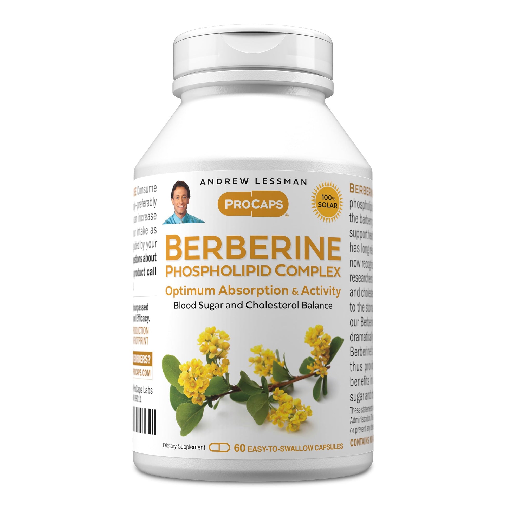 ANDREW LESSMAN Berberine Phospholipid Complex 60 Capsules