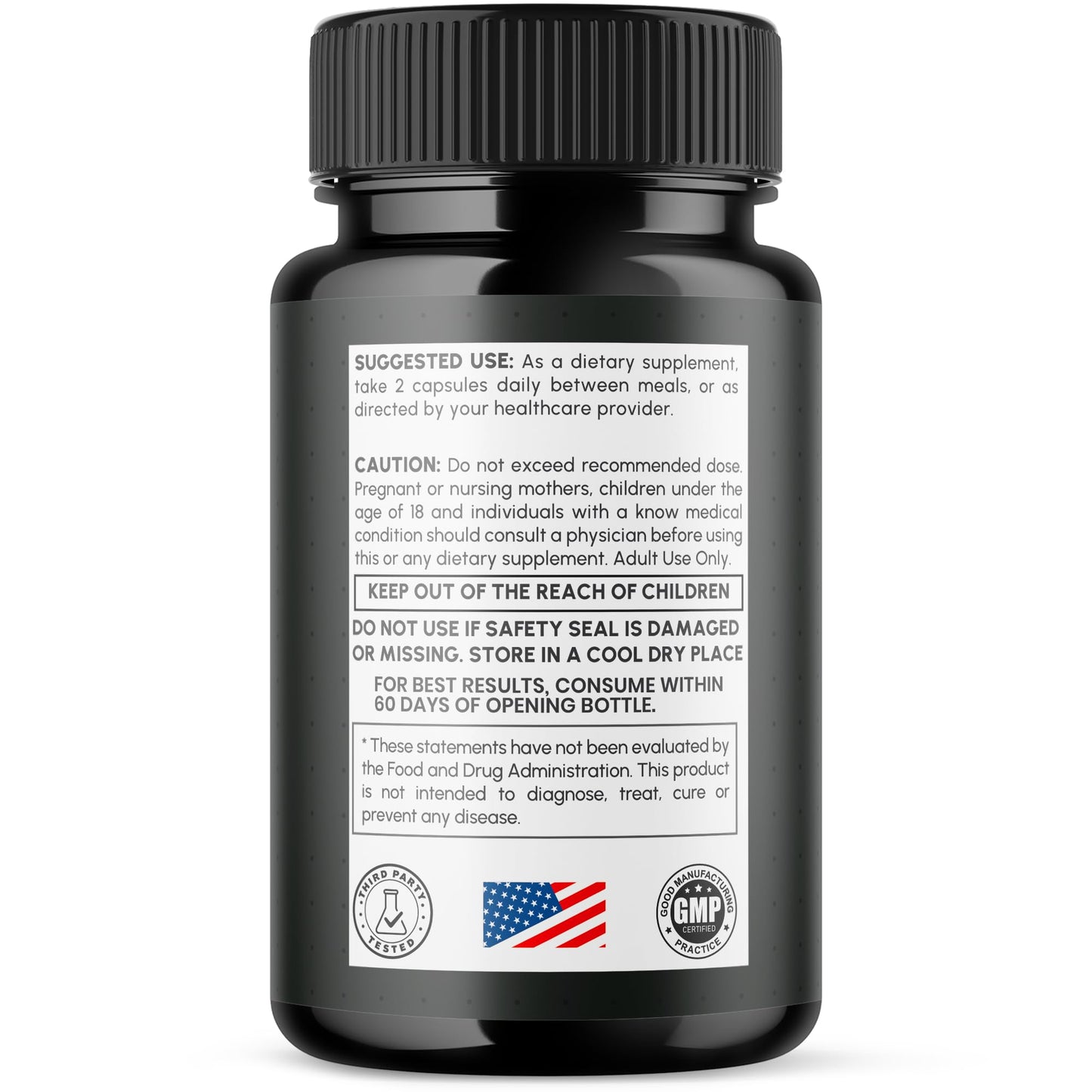 Flex University Steel Power for Men Capsules, 180 Capsules