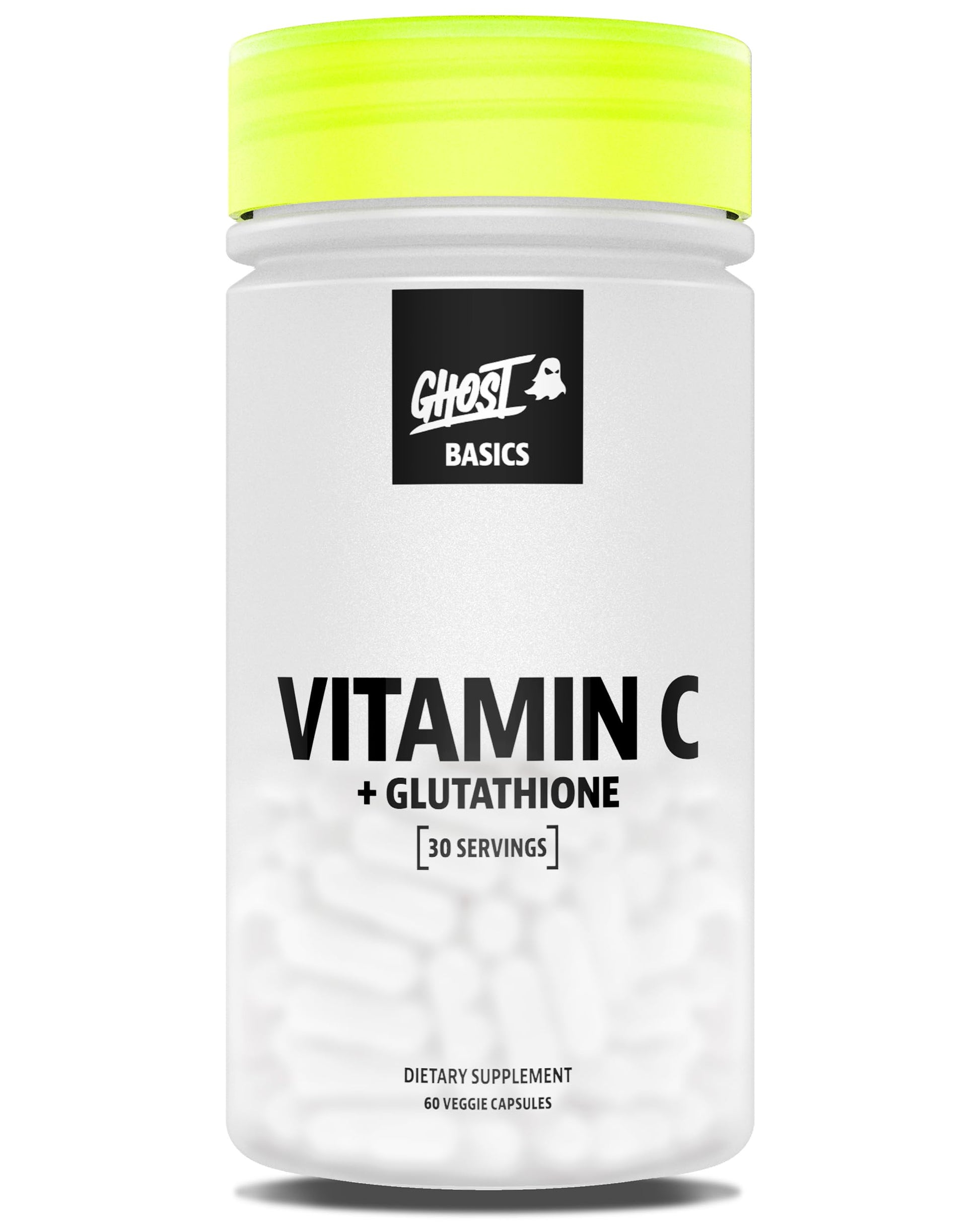 GHOST Basics Vitamin C + Glutathione Supplement Capsule 60 Capsules